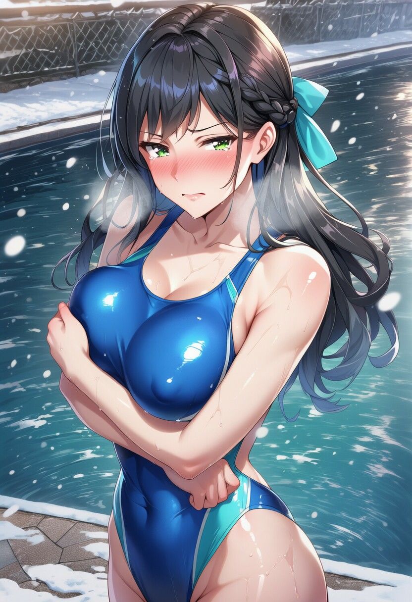真冬の寒中水泳 〜ハイレグ少女の試練〜 サンプル1ページ目
