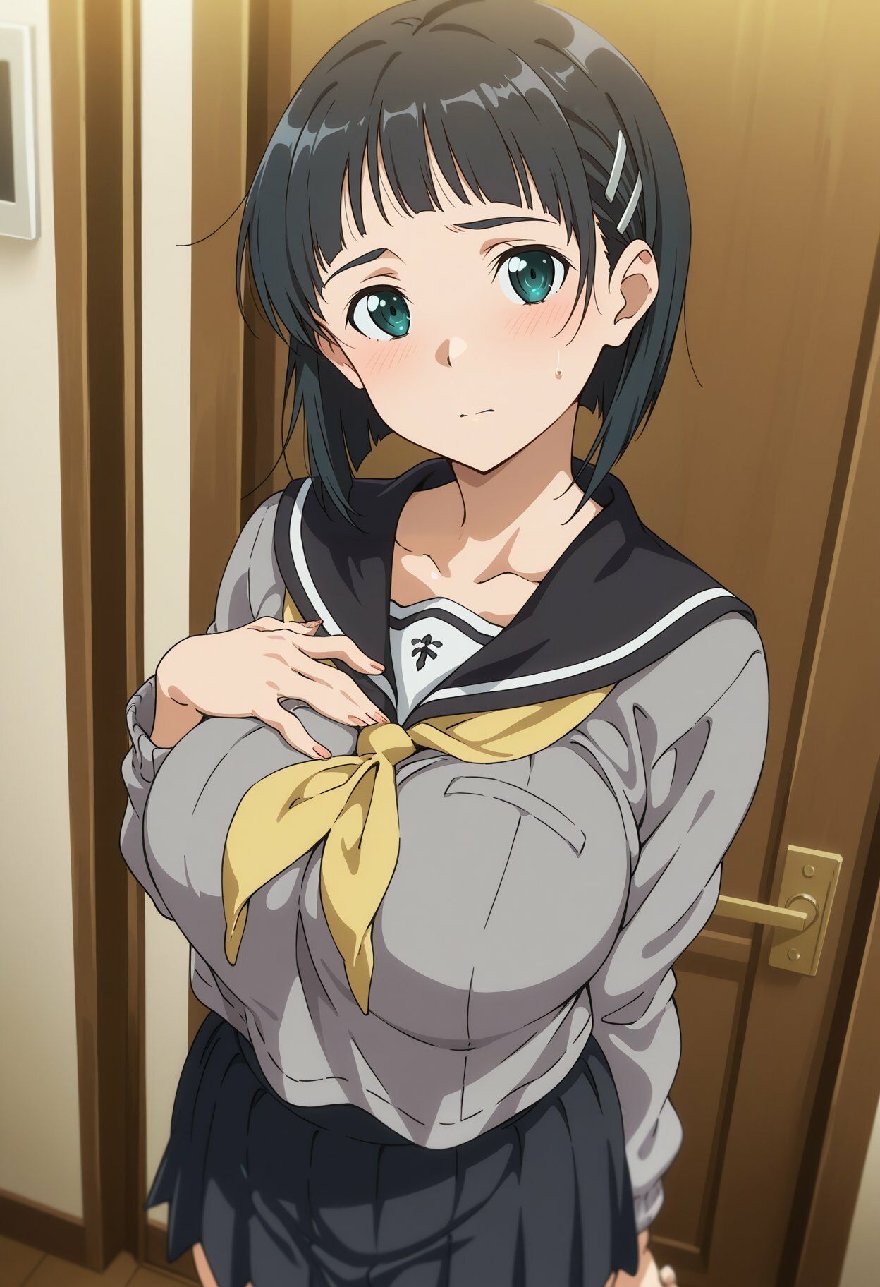 桐ヶ谷〇葉コスプレの爆乳女の子の風俗2 サンプル1ページ目