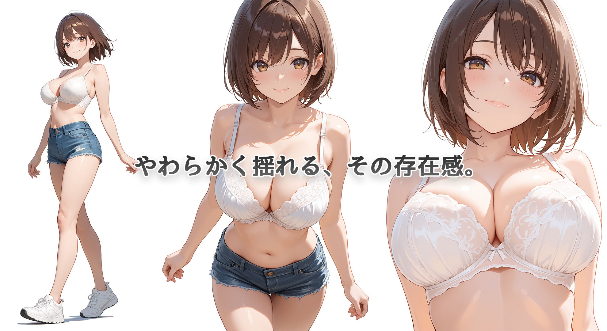 歩くだけで目を奪う、乳揺れ鑑賞3本セット サンプル2ページ目