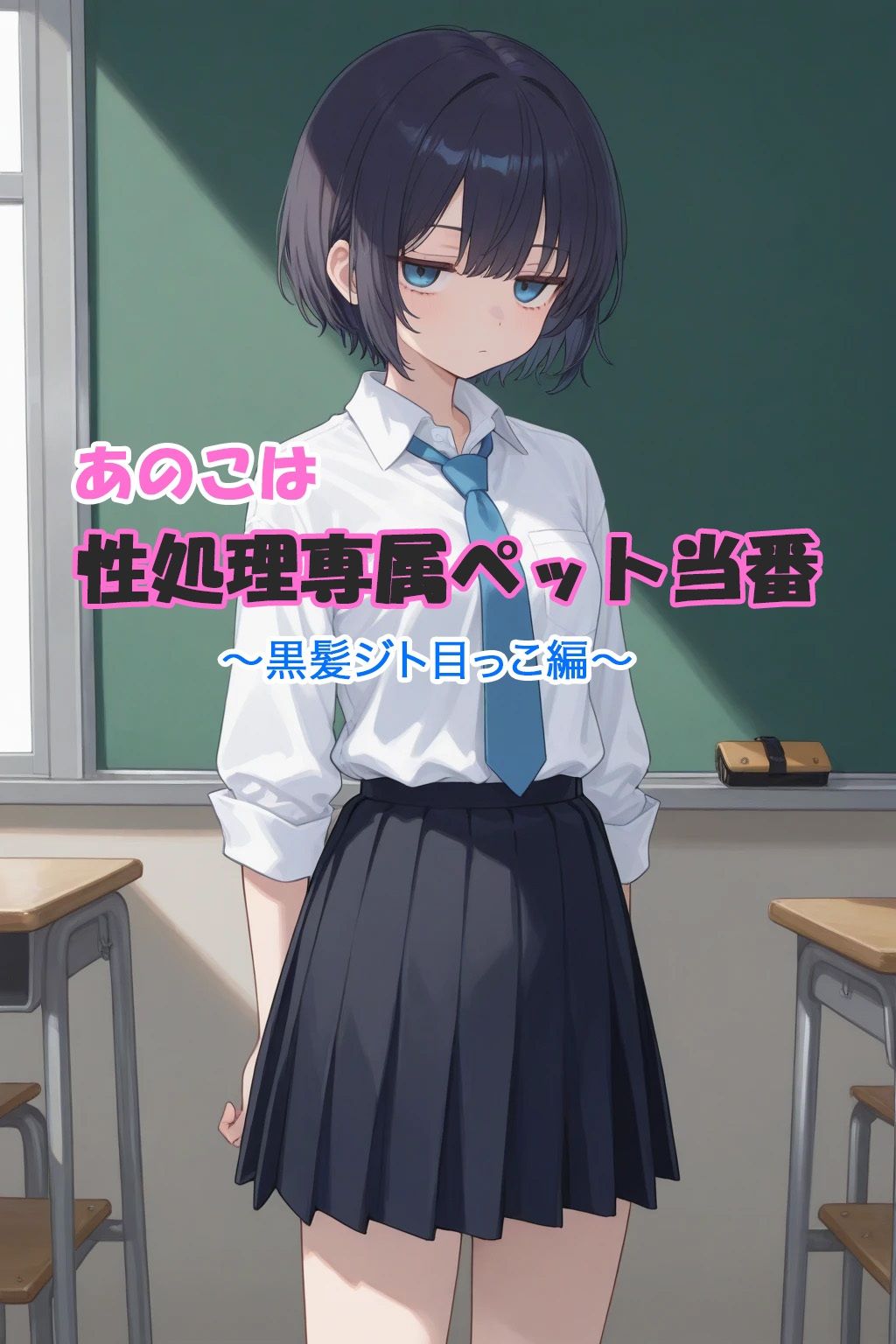 あのこは性処理専属ペット当番  〜黒髪ジト目っこ編〜 サンプル1ページ目