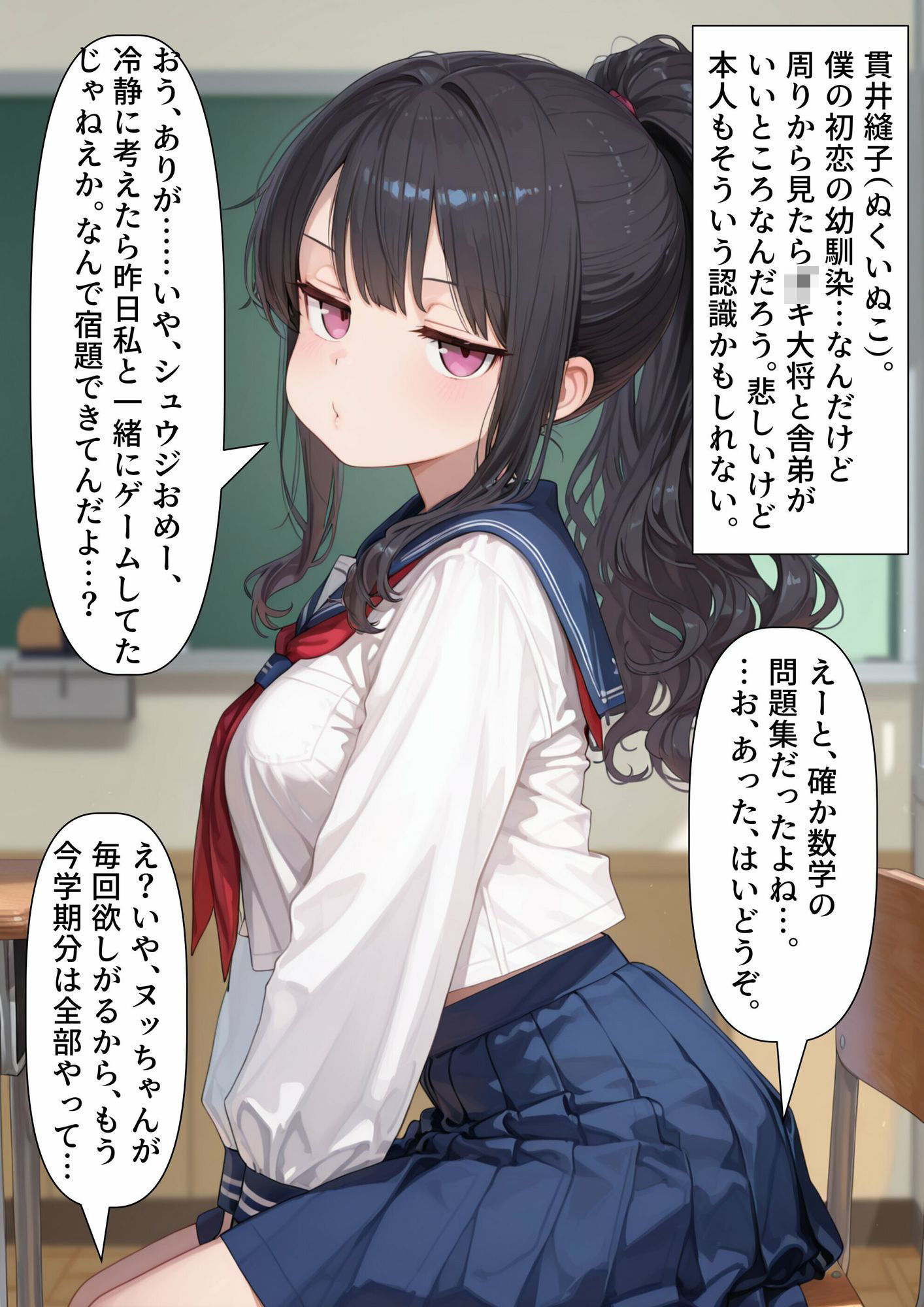 TS2作品セット7（【寄生】生意気な後輩の中に触手が入っていった話・【入れ替わり】両片思いの幼なじみと不思議なピンクのキューブ） サンプル5ページ目