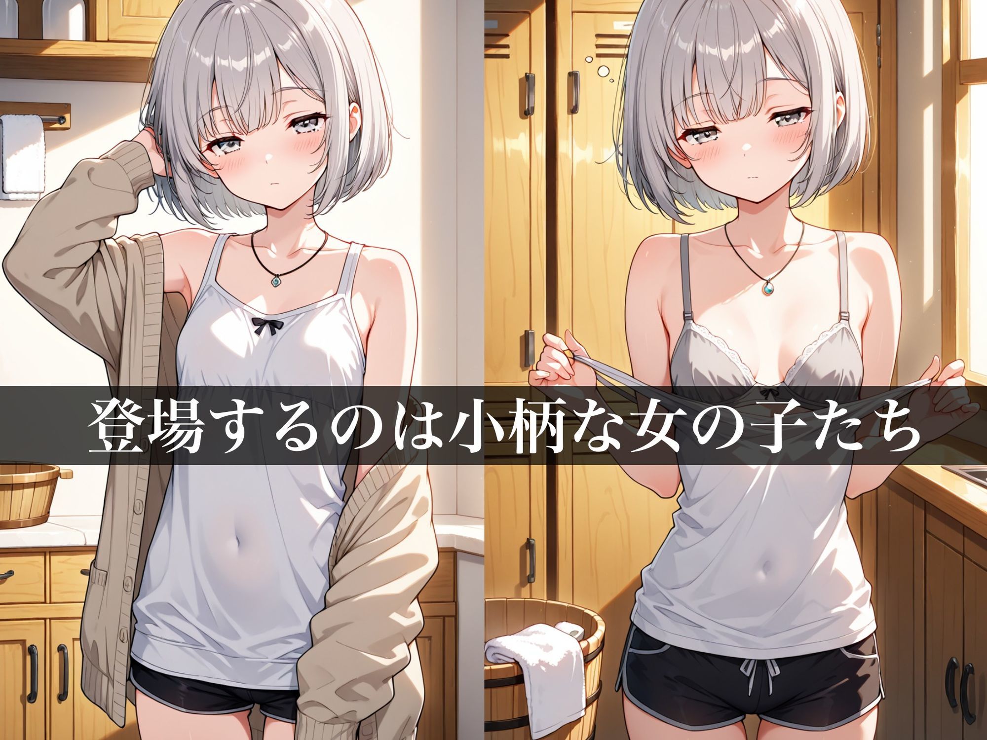 ふたなりサンドイッチミニ〜温泉編〜 サンプル3ページ目