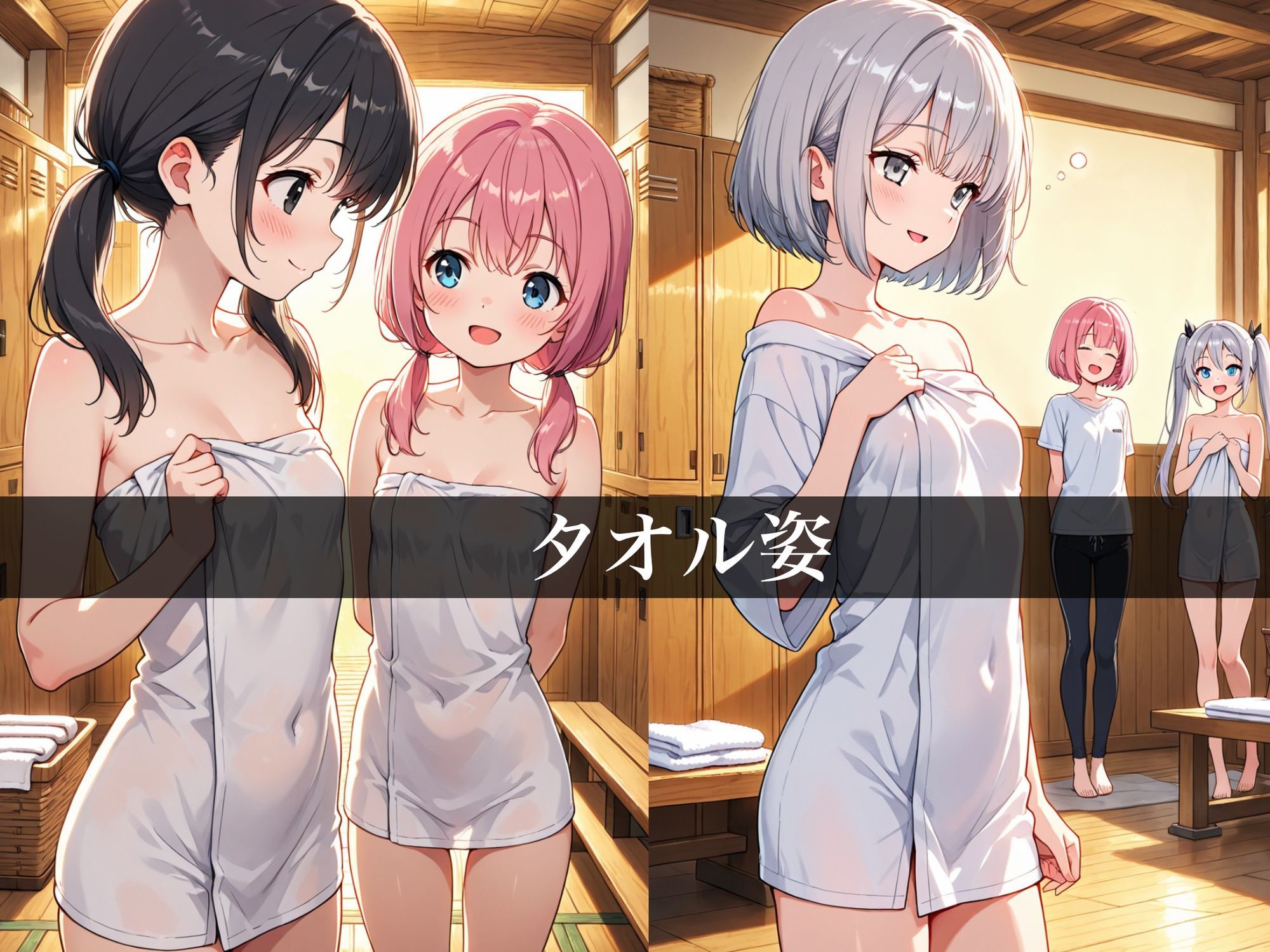 ふたなりサンドイッチミニ〜温泉編〜 サンプル4ページ目