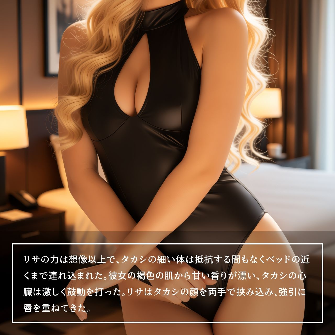 海外出張先のホテルでムチムチのボンテージ姿のお姉さんに強●射精させられた僕【オムニバス2】 サンプル2ページ目