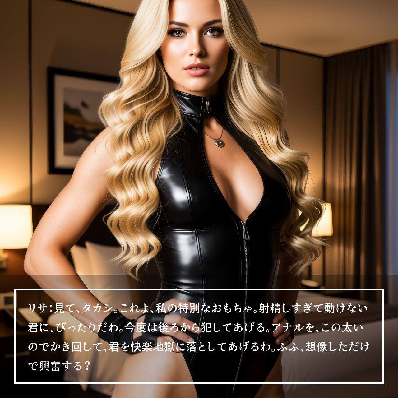 海外出張先のホテルでムチムチのボンテージ姿のお姉さんに強●射精させられた僕【オムニバス2】 サンプル7ページ目