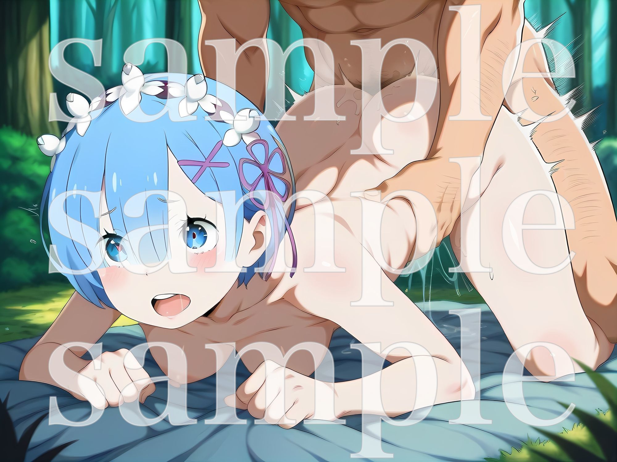 うしろから突いてっ！レ〇編 サンプル5ページ目