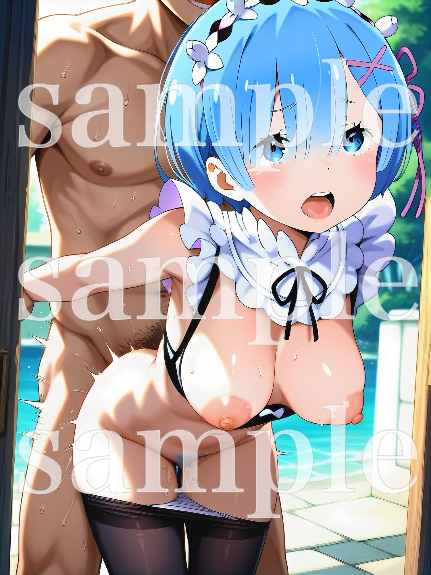 うしろから突いてっ！レ〇編 サンプル6ページ目