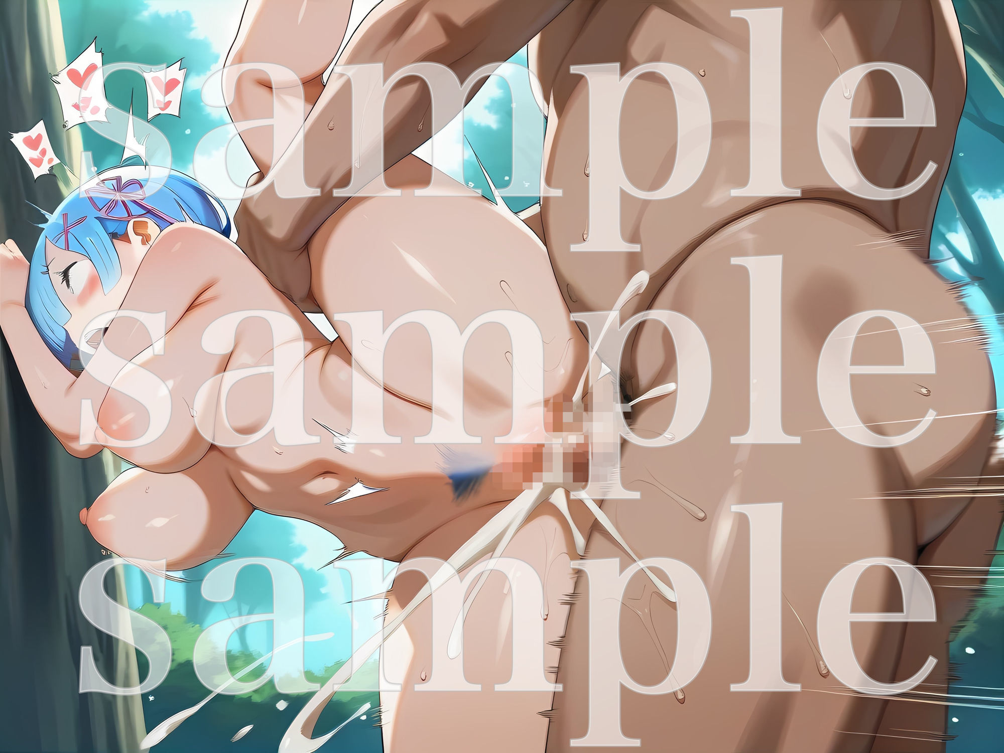 うしろから突いてっ！レ〇編 サンプル8ページ目