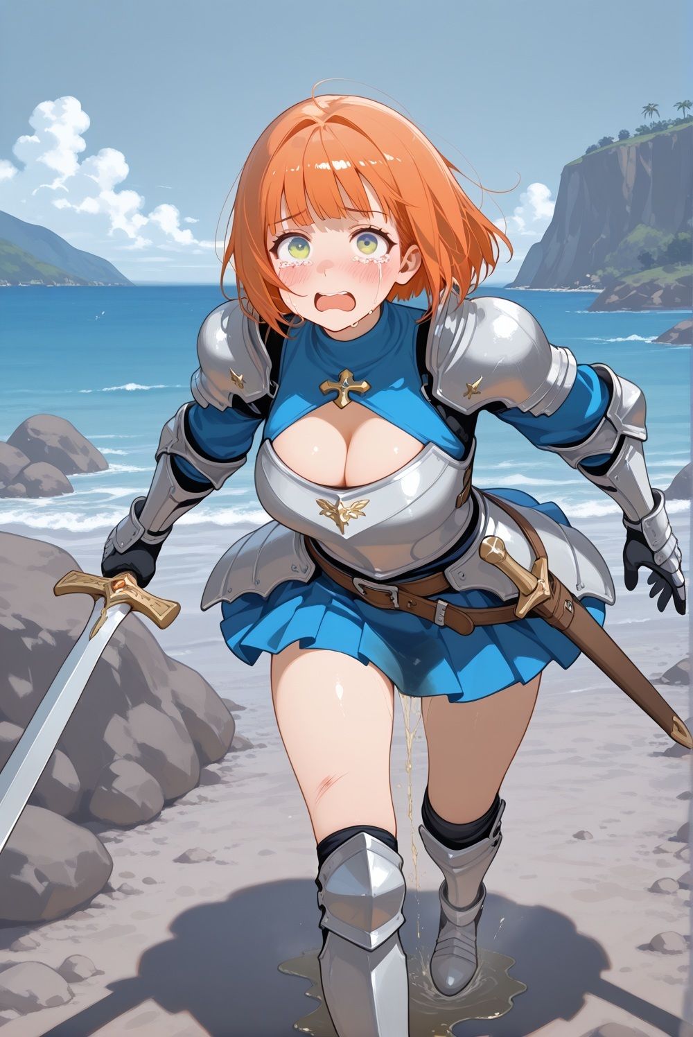 おもらし騎士団 サンプル3ページ目