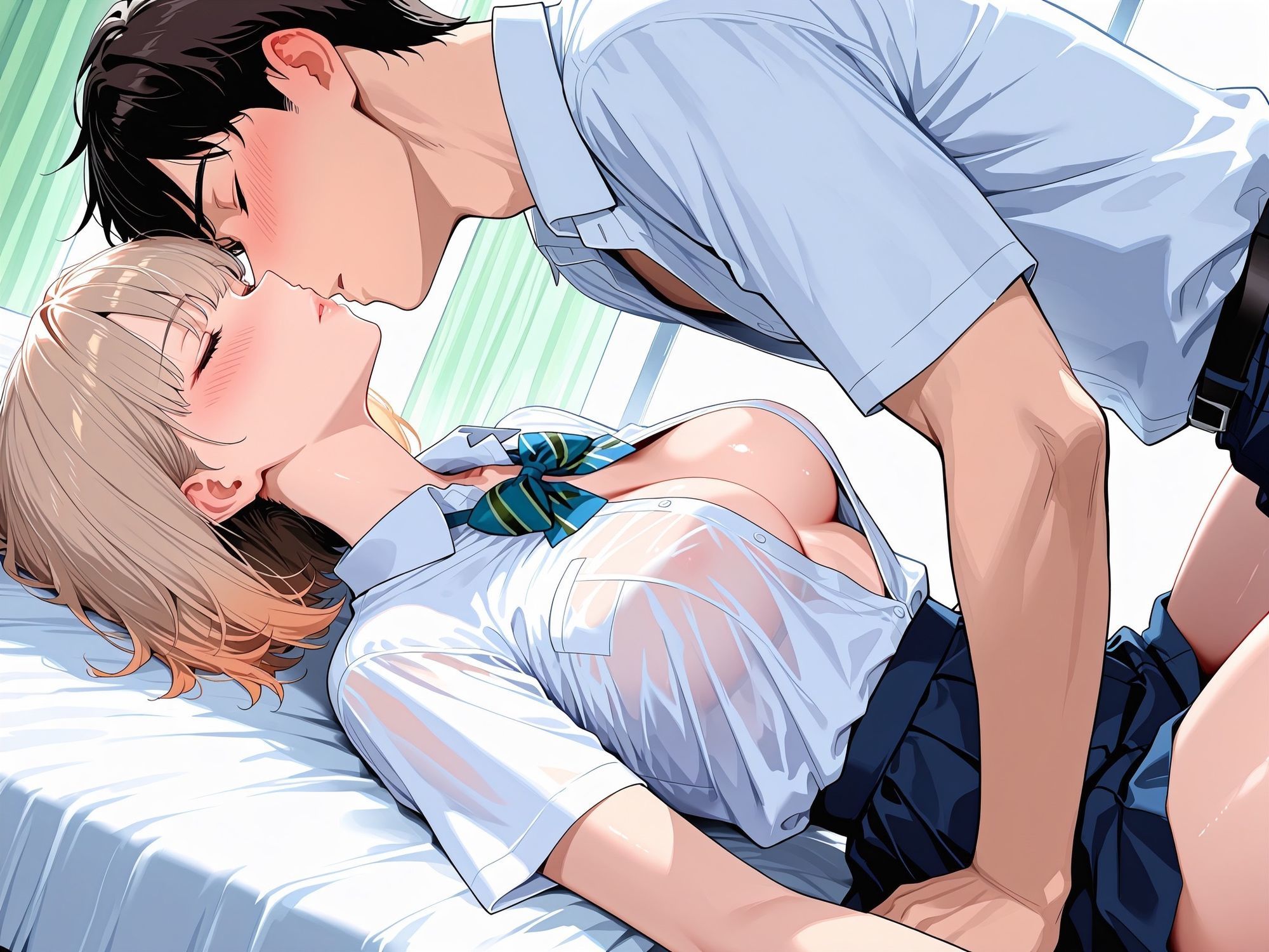 幼馴染白ギャルが種付けSEXし放題になるまで サンプル4ページ目