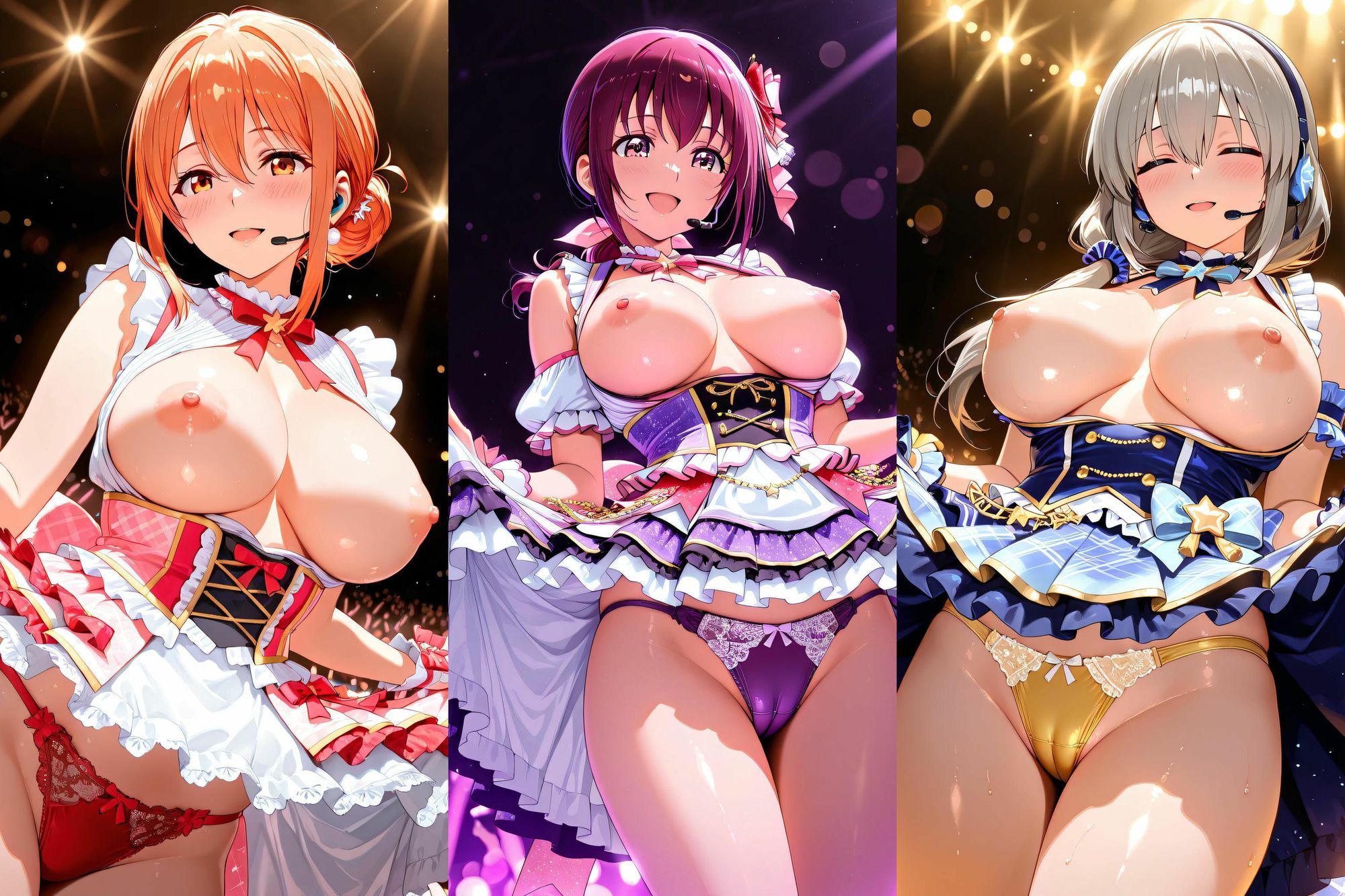 人妻アイドルの絶頂中出しライブ サンプル1ページ目
