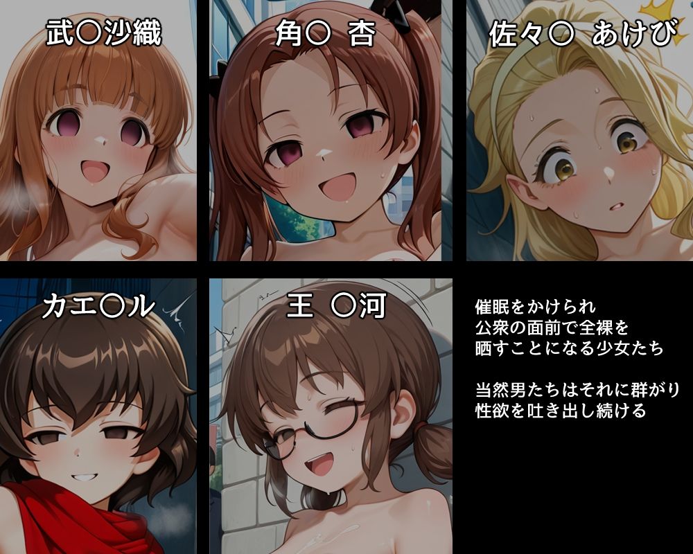 ハメパン〇ァー〜催●露出集団セックス編〜 サンプル1ページ目