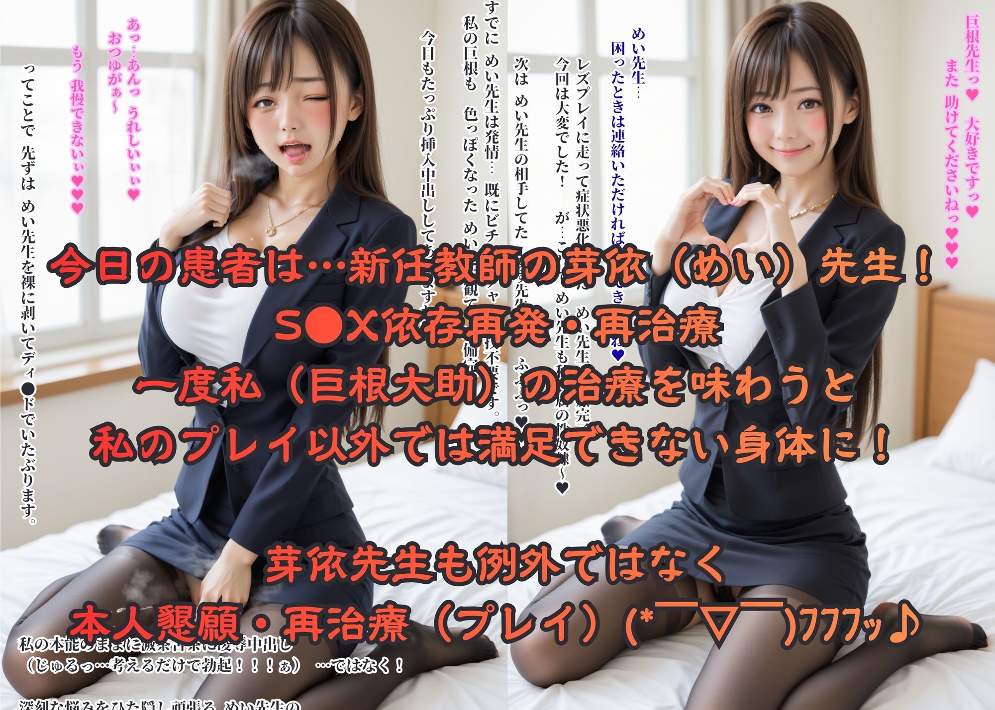 グラビア 名門女子校の悩める女子校生マル秘治療大作戦（教師編）  その後の芽依先生 サンプル1ページ目