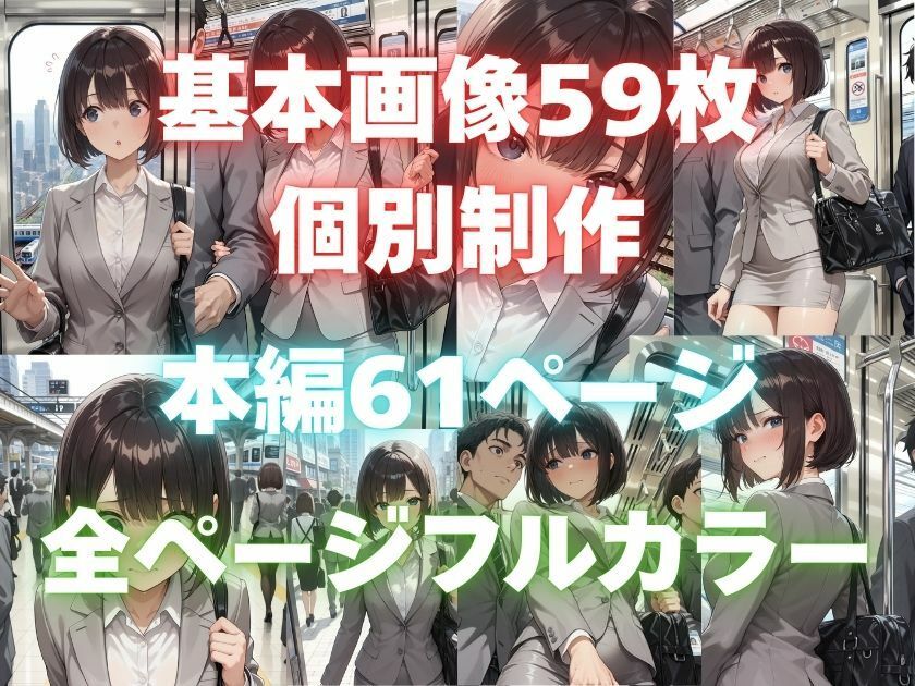 露出妄想はとめられない…クミの妄想2〜電車通勤編〜前編 サンプル5ページ目