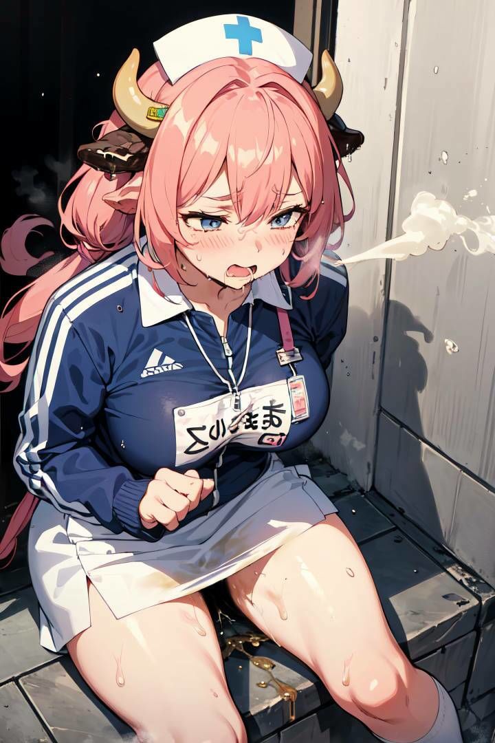 【KT001】ウシの看護婦さん達とのおもらしプレイイラスト集 サンプル5ページ目