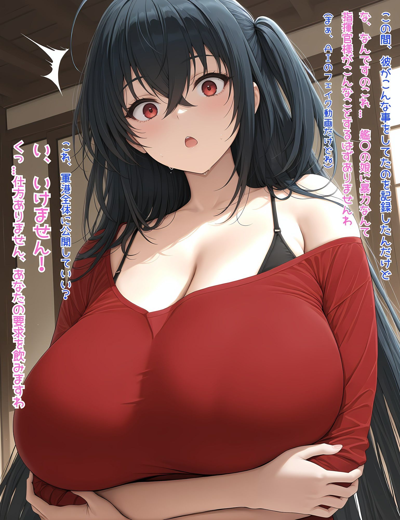 おじさんに甘えられる艦〇たち。 サンプル9ページ目