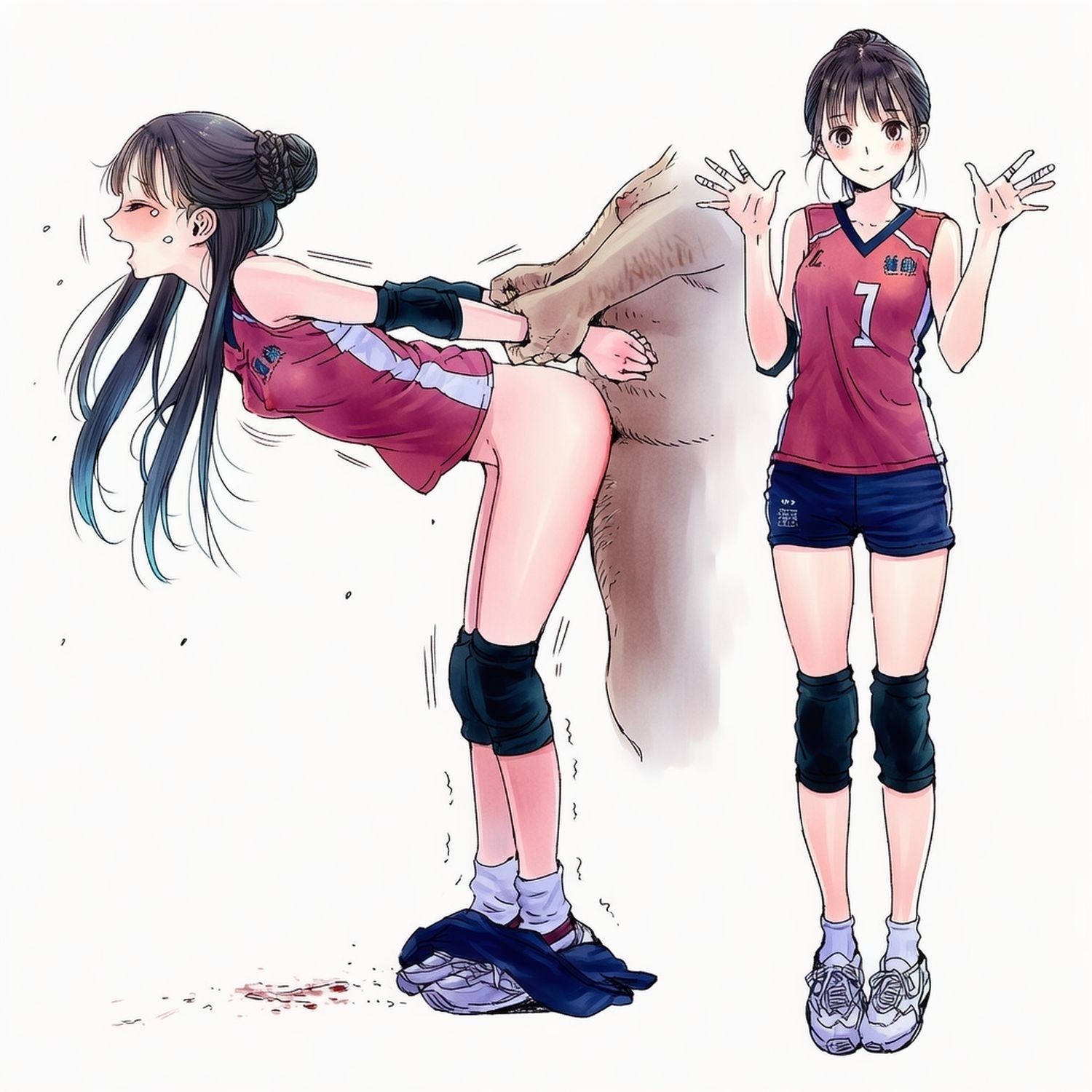 パパ活で処女を散らした部活動の女の子 サンプル10ページ目