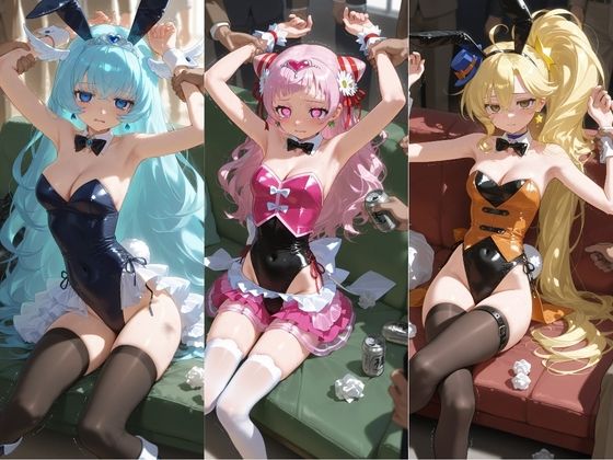 ヒロインが複数男の標的に！！ 催●で抵抗できず輪〇地獄！！ プ〇キュア サンプル2ページ目