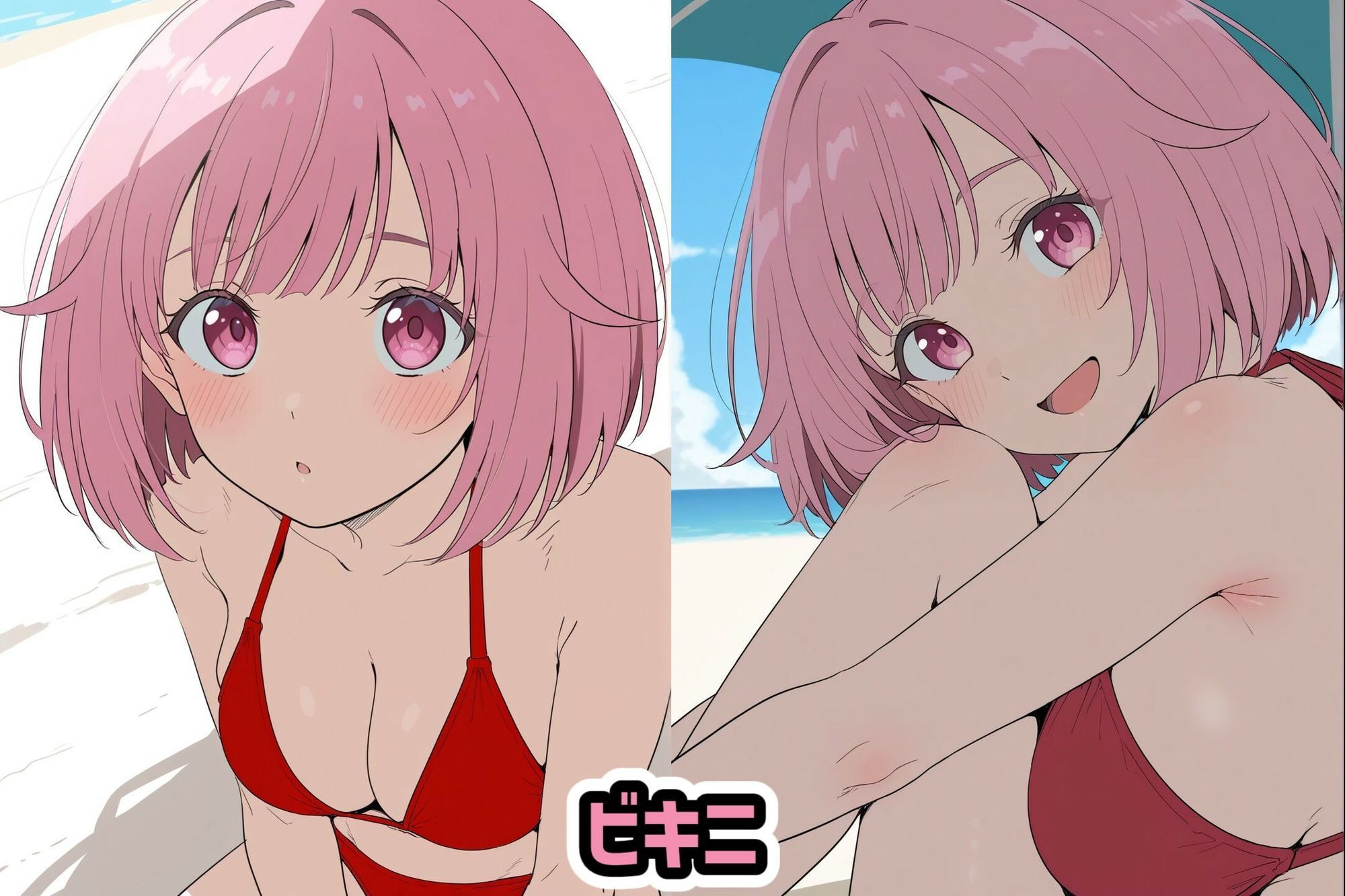 鳳〇む ビキニイラスト集【全217枚】 サンプル2ページ目
