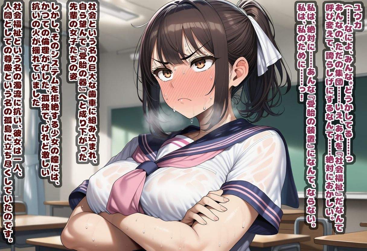 それイケ！プレス部01〜少子化対策で種付けプレスが常識化した女子たち〜 サンプル8ページ目