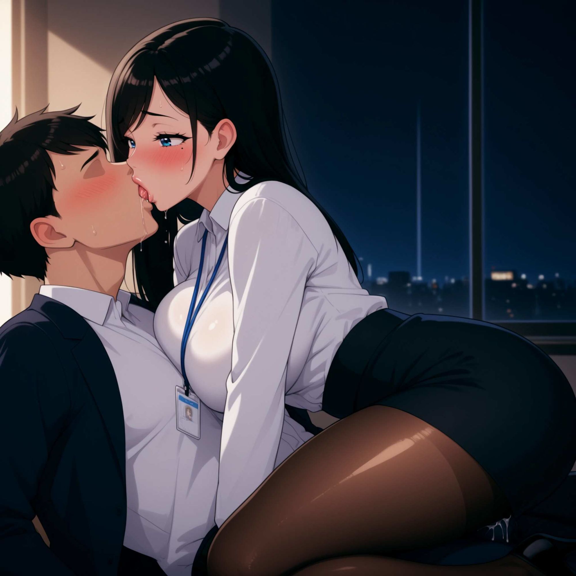 会社の優しい先輩に誘われたら、実はサキュバスで根こそぎ搾られました サンプル2ページ目
