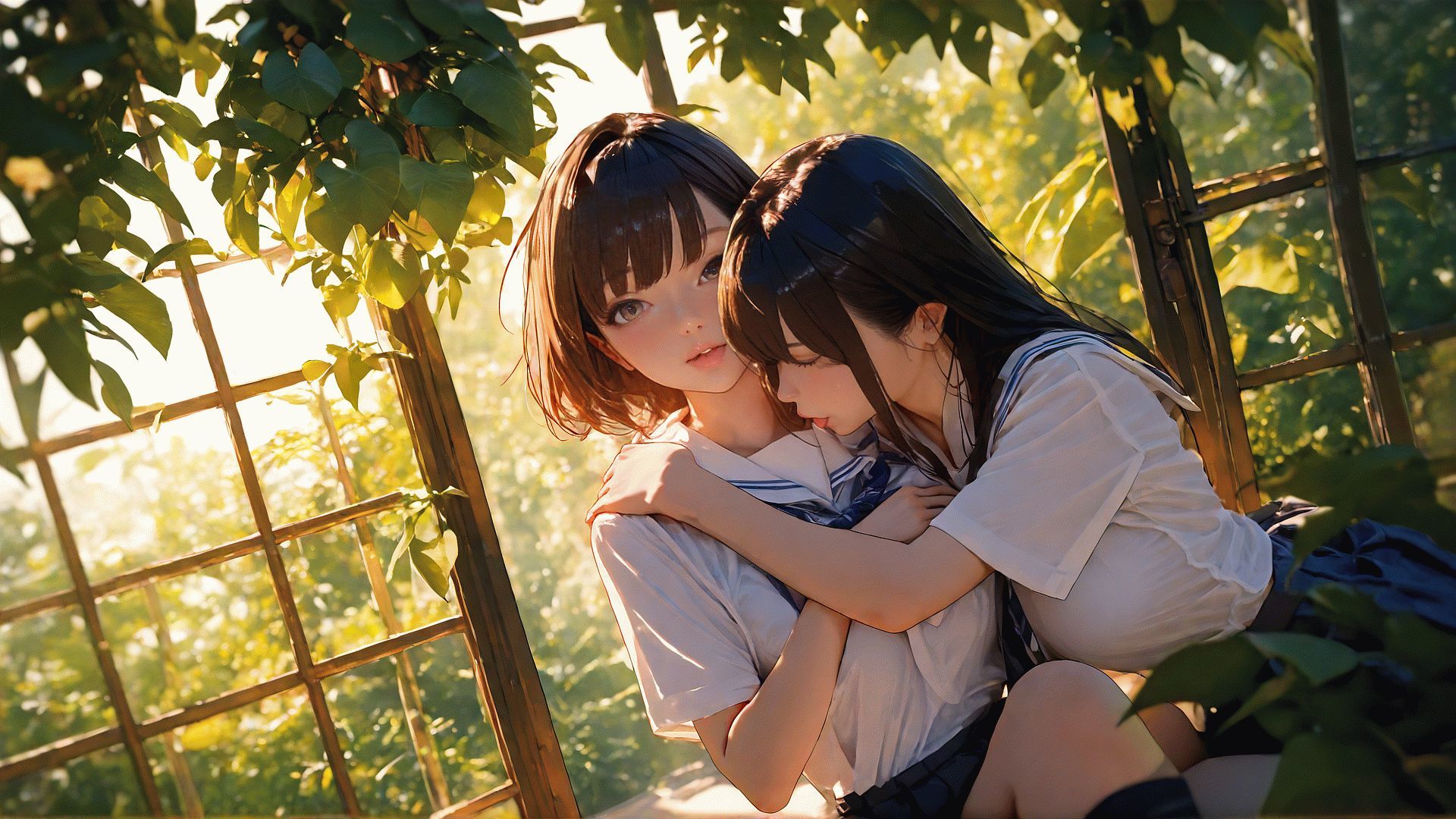 観葉少女 -蜜開く少女たち- サンプル5ページ目