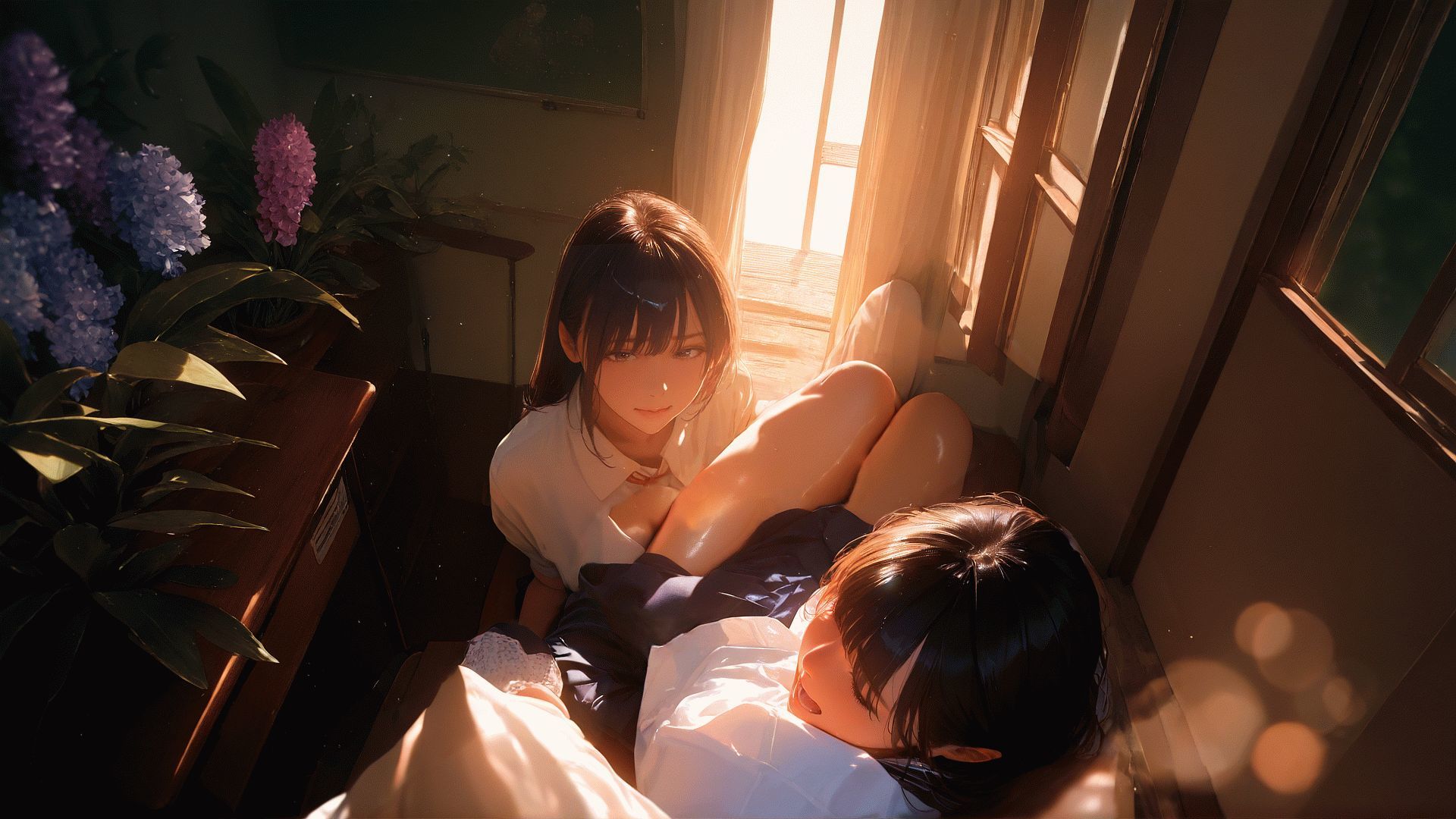 観葉少女 -蜜開く少女たち- サンプル6ページ目