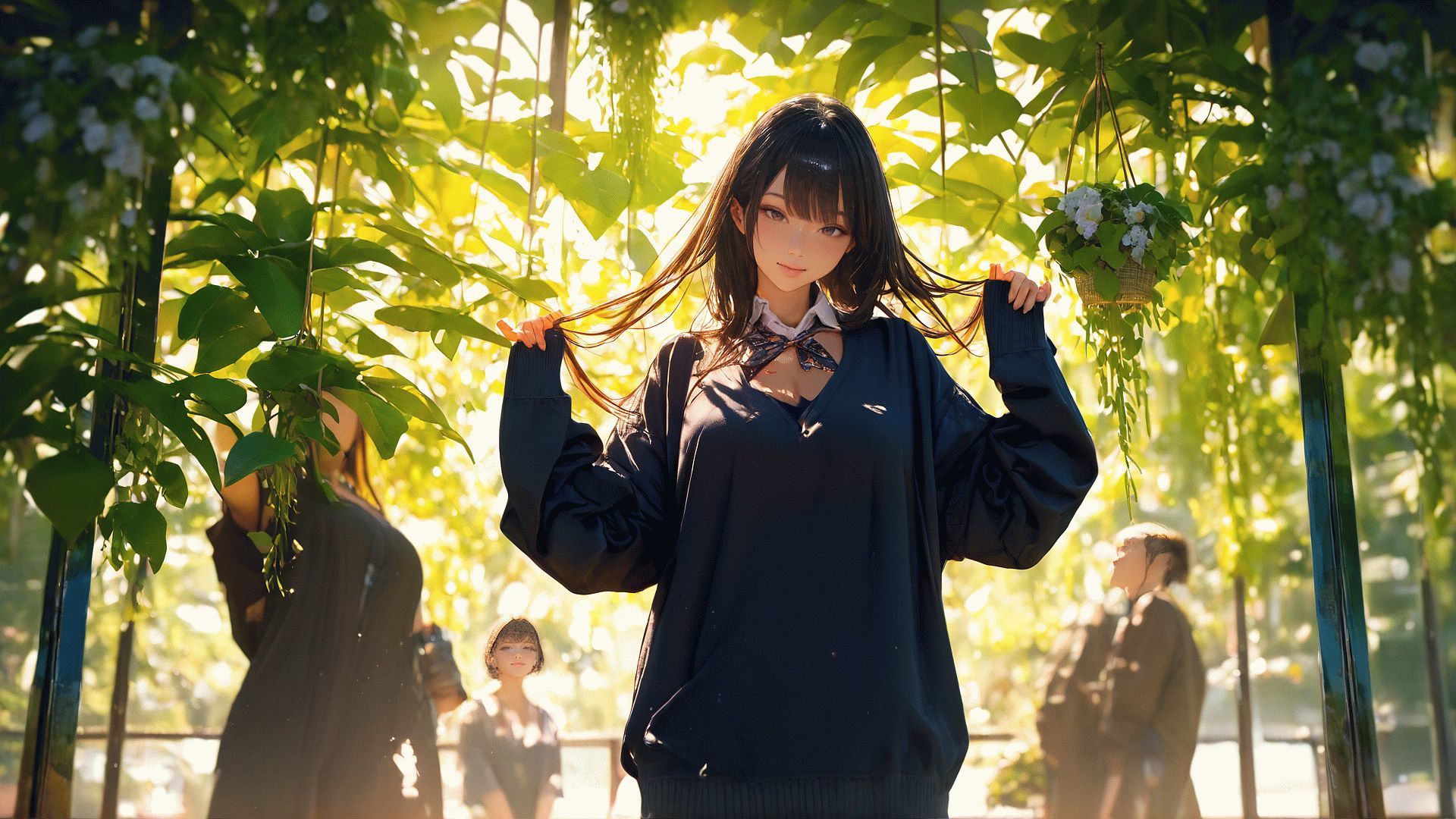 観葉少女 -蜜開く少女たち- サンプル8ページ目