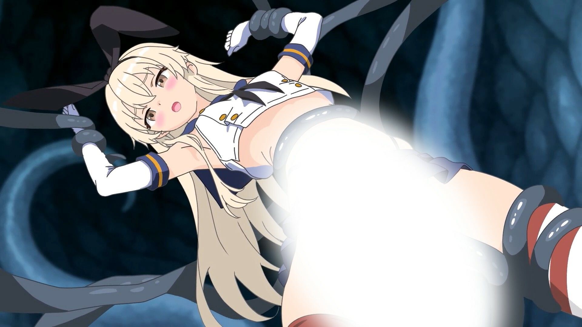 【Live2Dアニメ】深海棲艦に捕縛された島風の末路… サンプル1ページ目