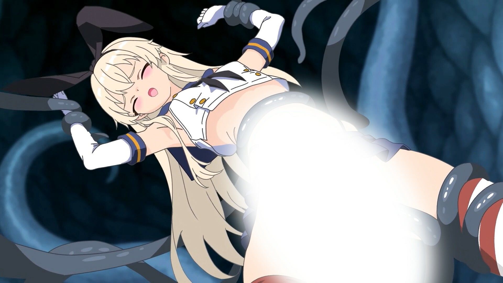 【Live2Dアニメ】深海棲艦に捕縛された島風の末路… サンプル3ページ目