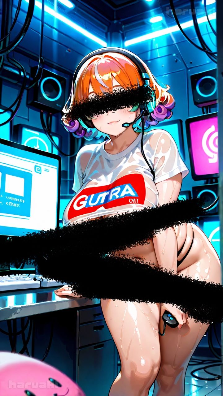 【AIグラビア巨乳美女写真集】Vol.10ゲームとおっぱい配信で人気のゲーマー女子 サンプル4ページ目