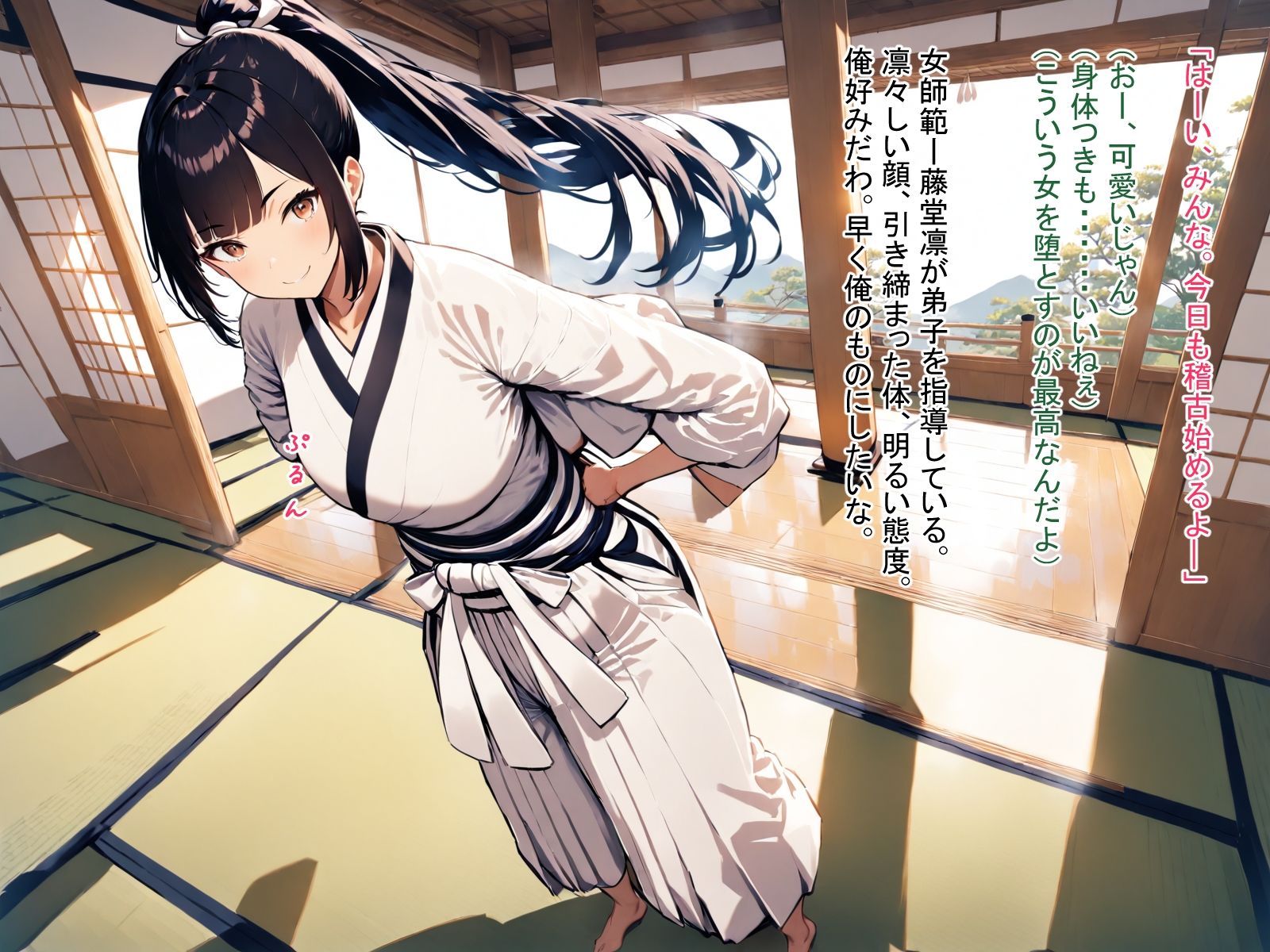 道場破リ〜古武術師範・藤堂凛 編〜 サンプル1ページ目
