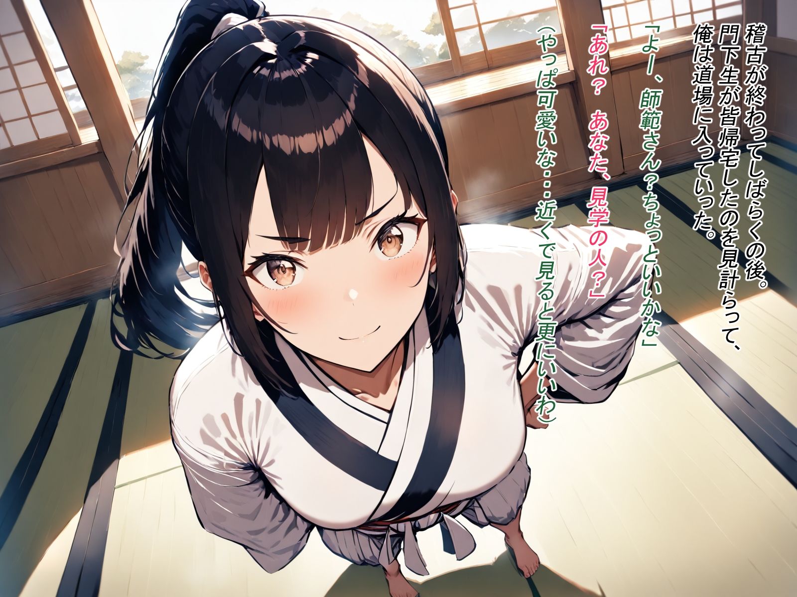 道場破リ〜古武術師範・藤堂凛 編〜 サンプル2ページ目