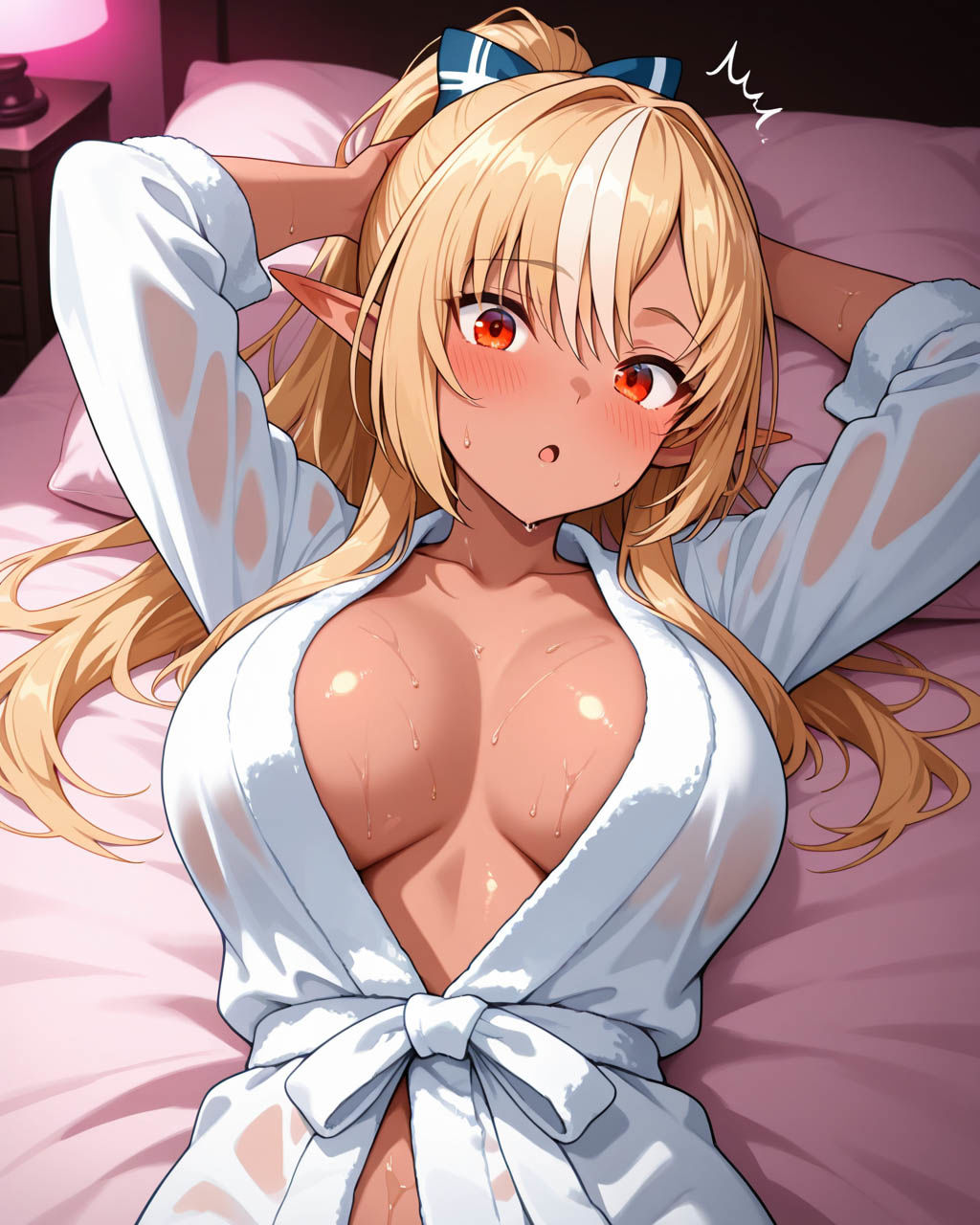 フ〇アをホテルで押し倒してみた件 サンプル2ページ目
