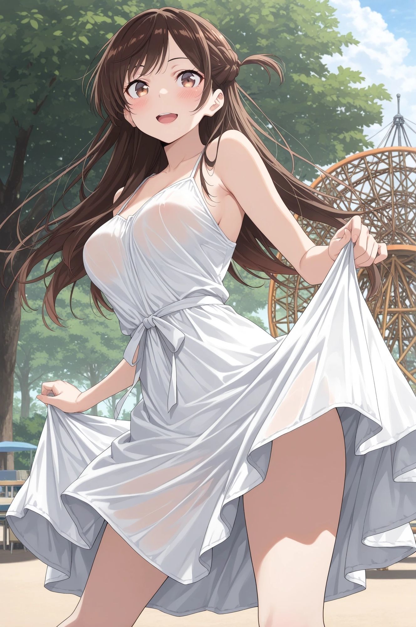 AIイラストCG集127  彼〇お借りします  水〇千鶴 サンプル2ページ目