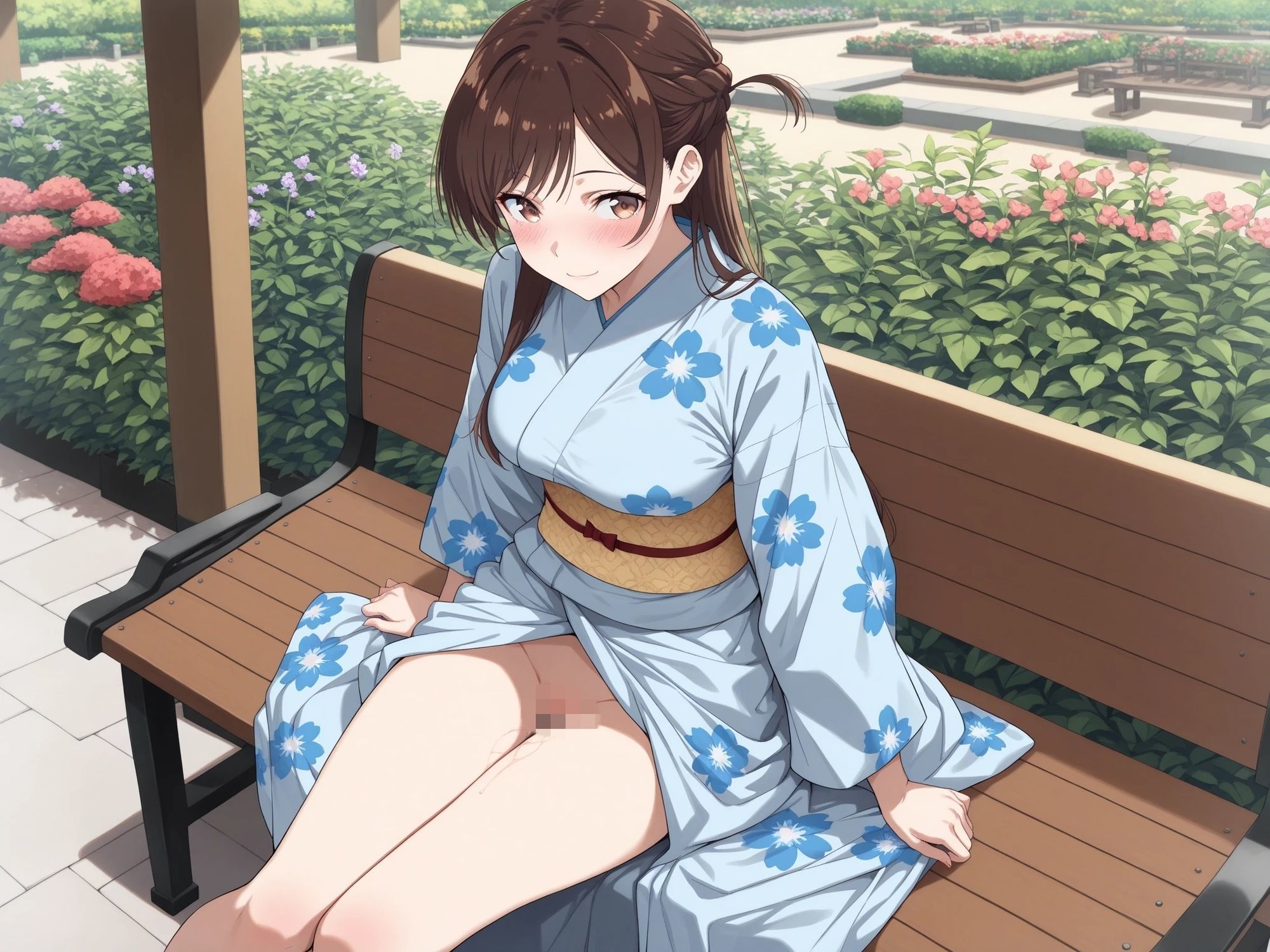 AIイラストCG集127  彼〇お借りします  水〇千鶴 サンプル7ページ目