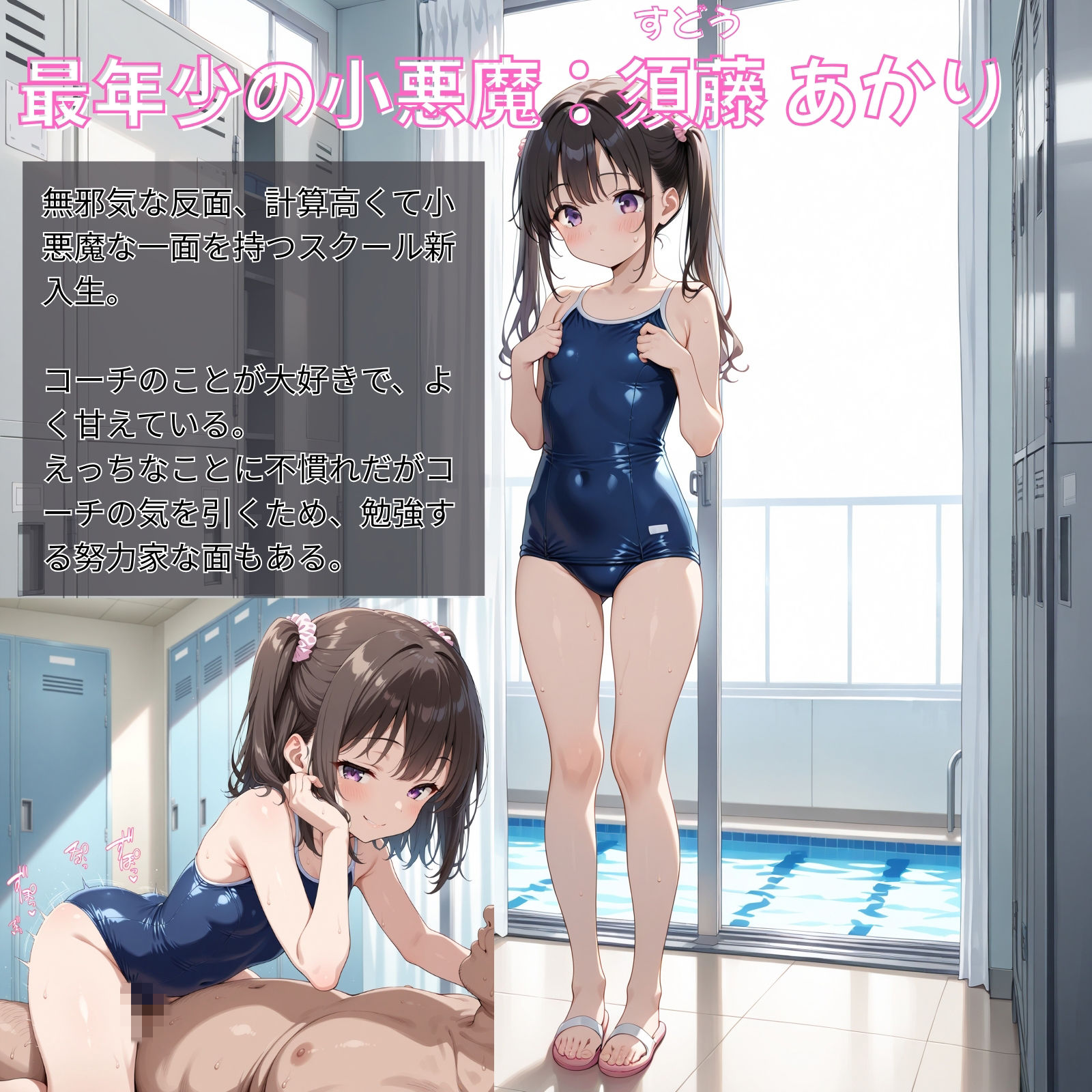 強烈性癖！ 〜水泳教室コーチの罠〜 サンプル4ページ目