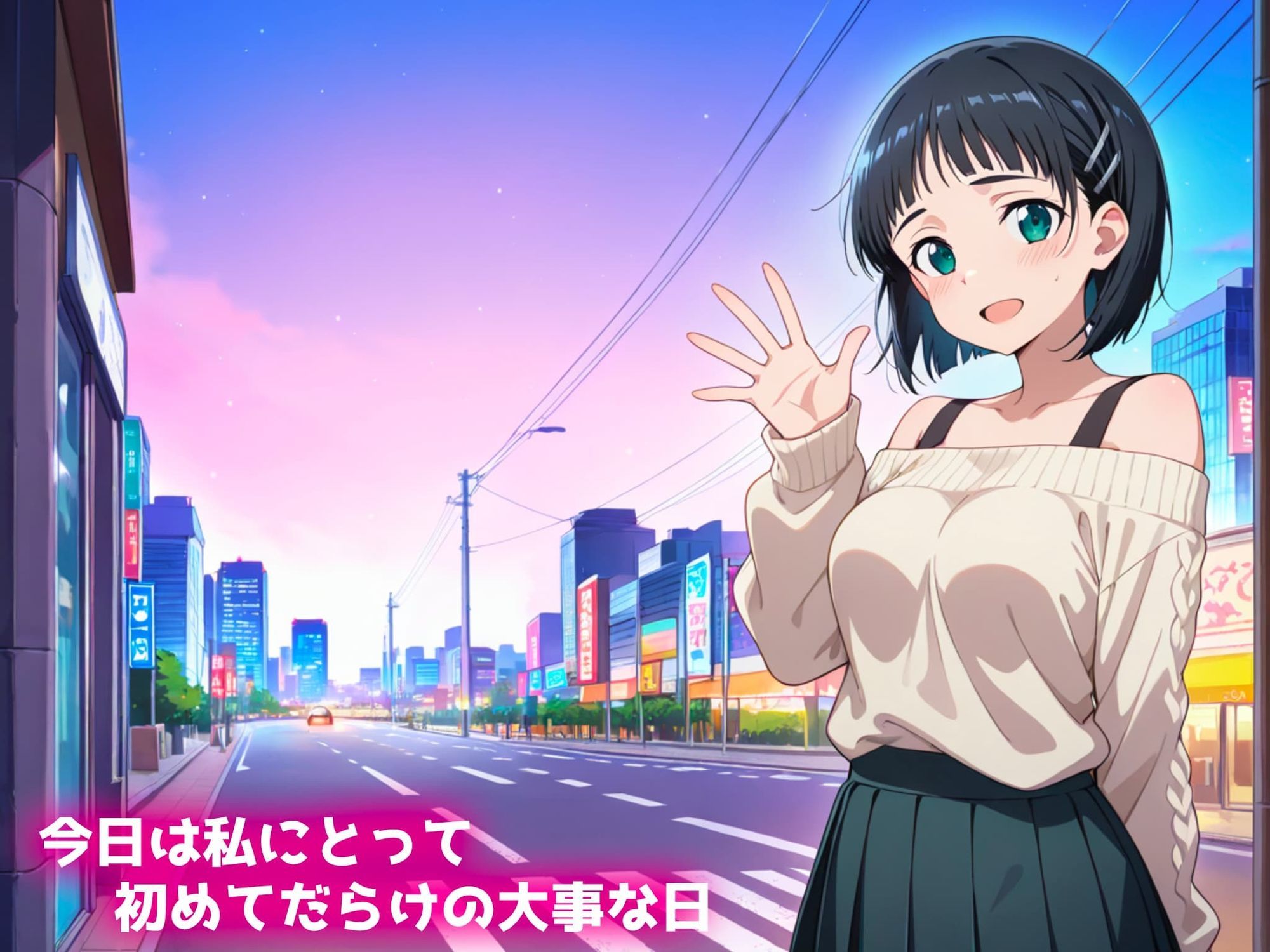 パパ活ヒロイン〜桐ヶ谷直葉編〜 サンプル1ページ目