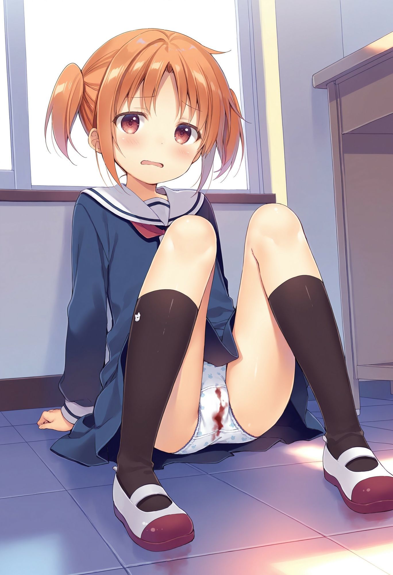可愛い同級生の汚パンツ  生理編 サンプル4ページ目