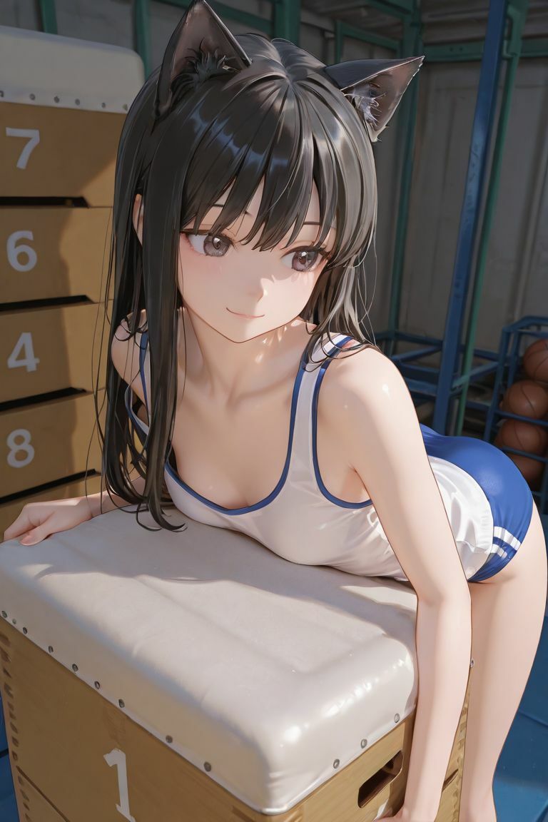 猫耳JKと体育館で サンプル7ページ目