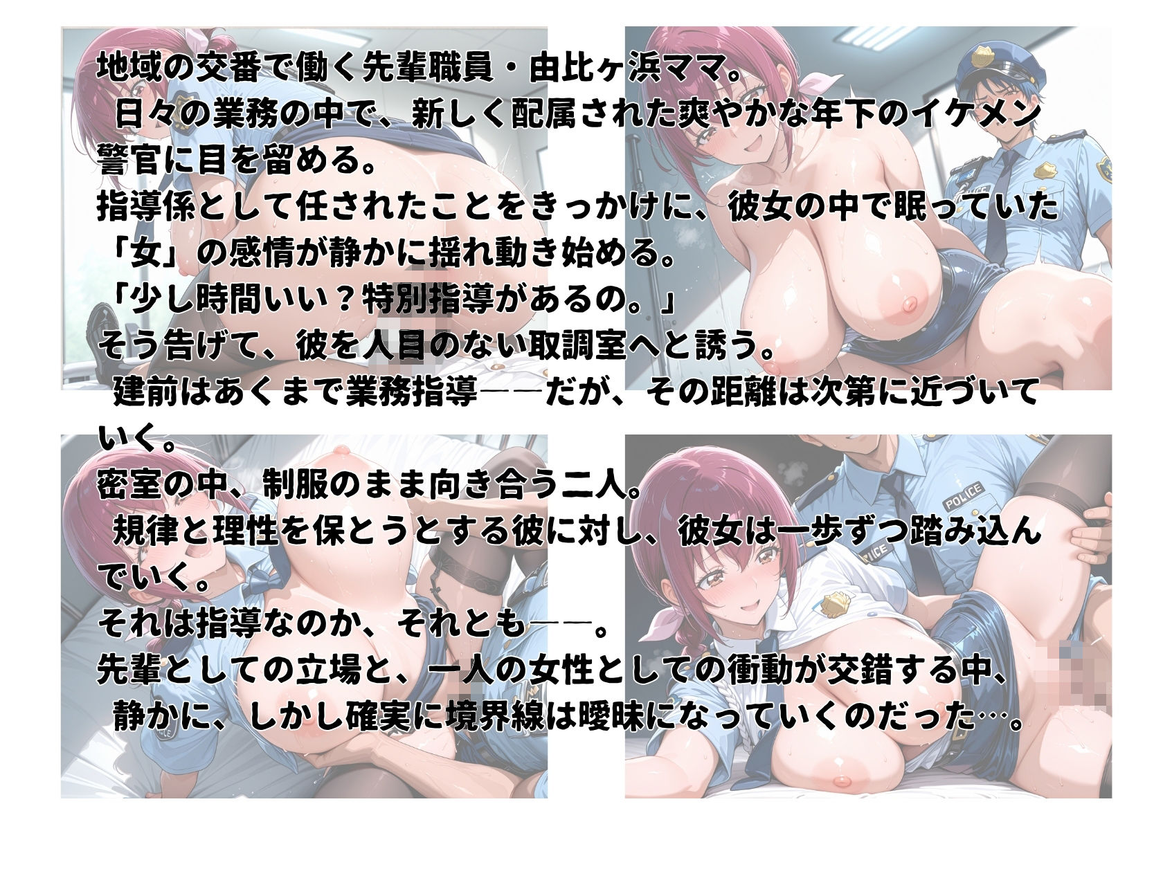 【プ●キュア/星●育代】熟した肉体で取り調べ  熟女婦人警官 サンプル1ページ目