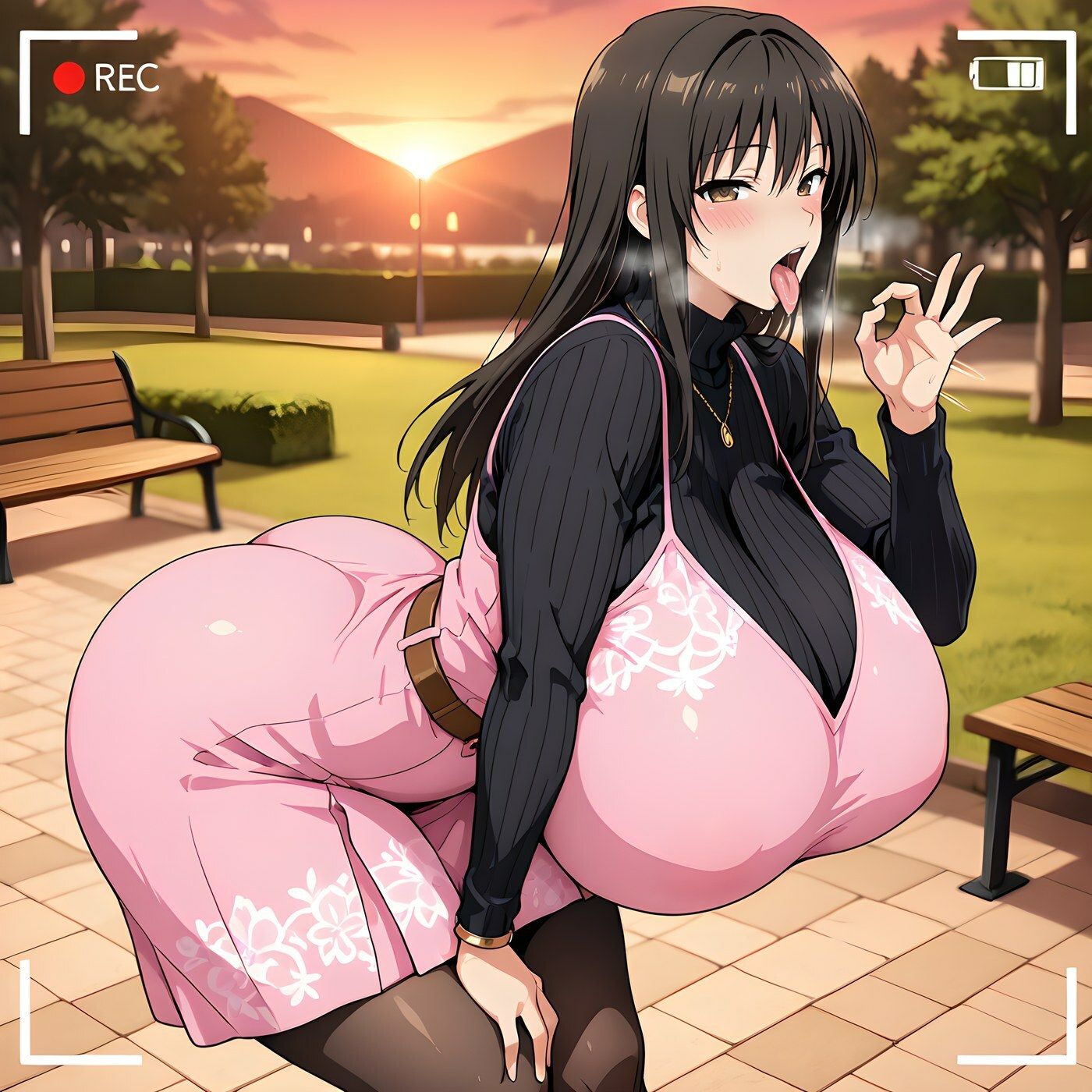 枯れ専爆乳ゆ◯お爺ちゃん達との性活 サンプル4ページ目