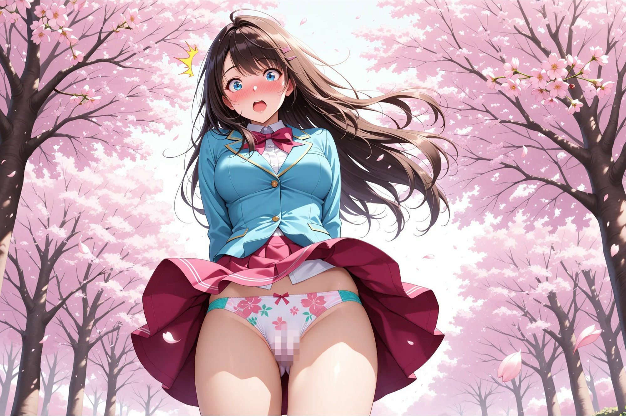 PANTY SHOT  春風の悪戯（はーと） サンプル9ページ目