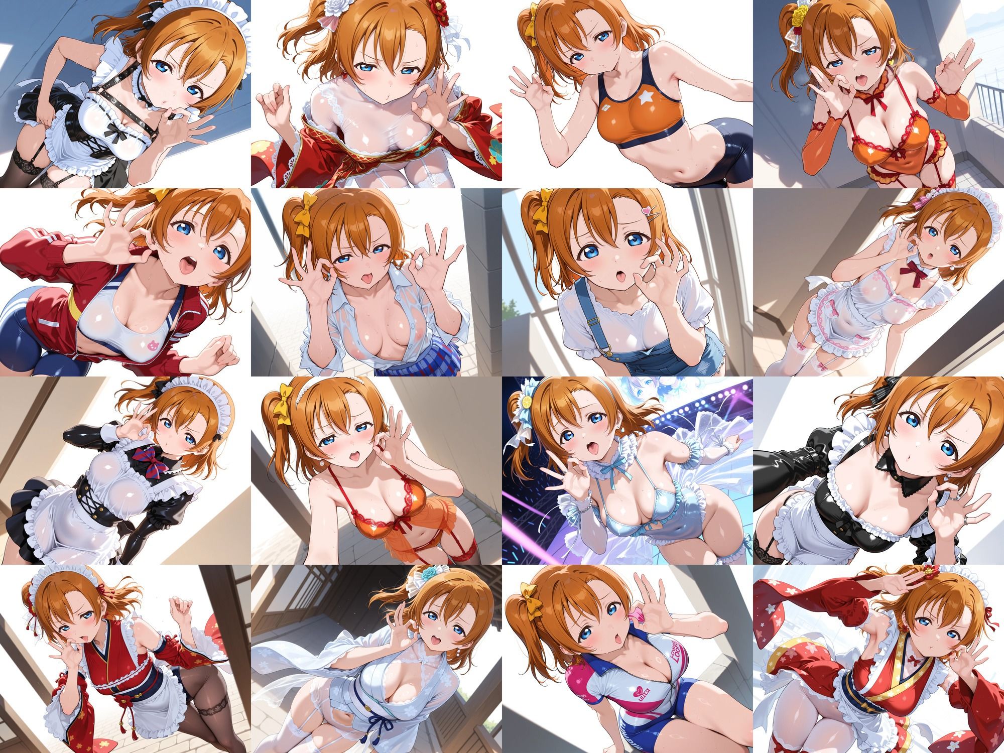 スクールアイドルフェラ素振り ●’s サンプル2ページ目