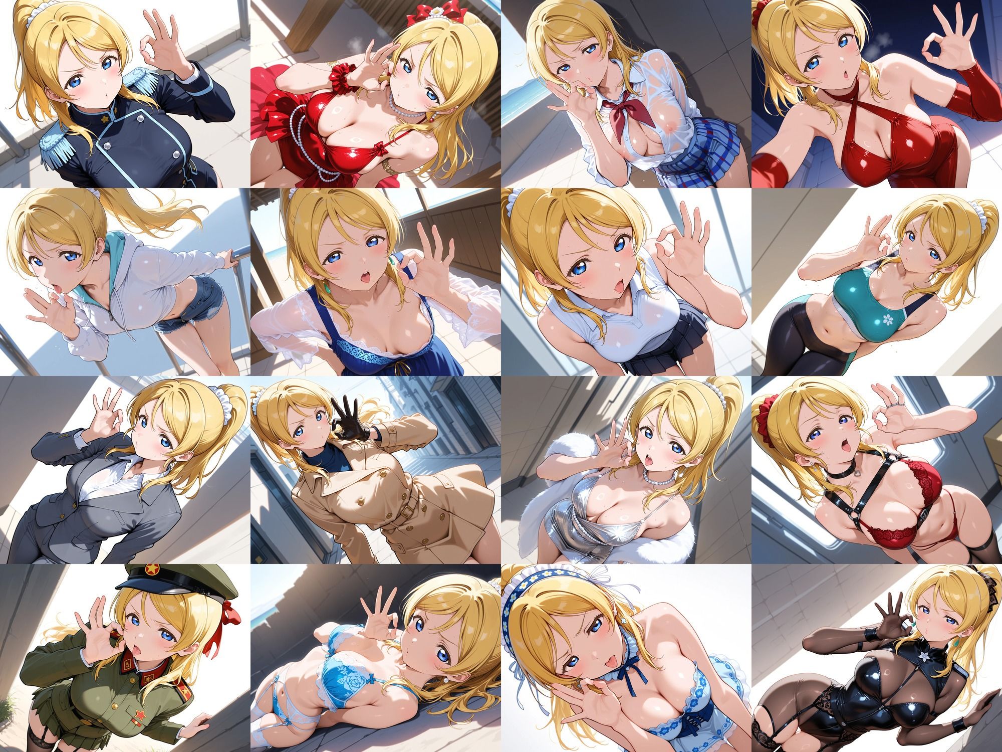 スクールアイドルフェラ素振り ●’s サンプル3ページ目