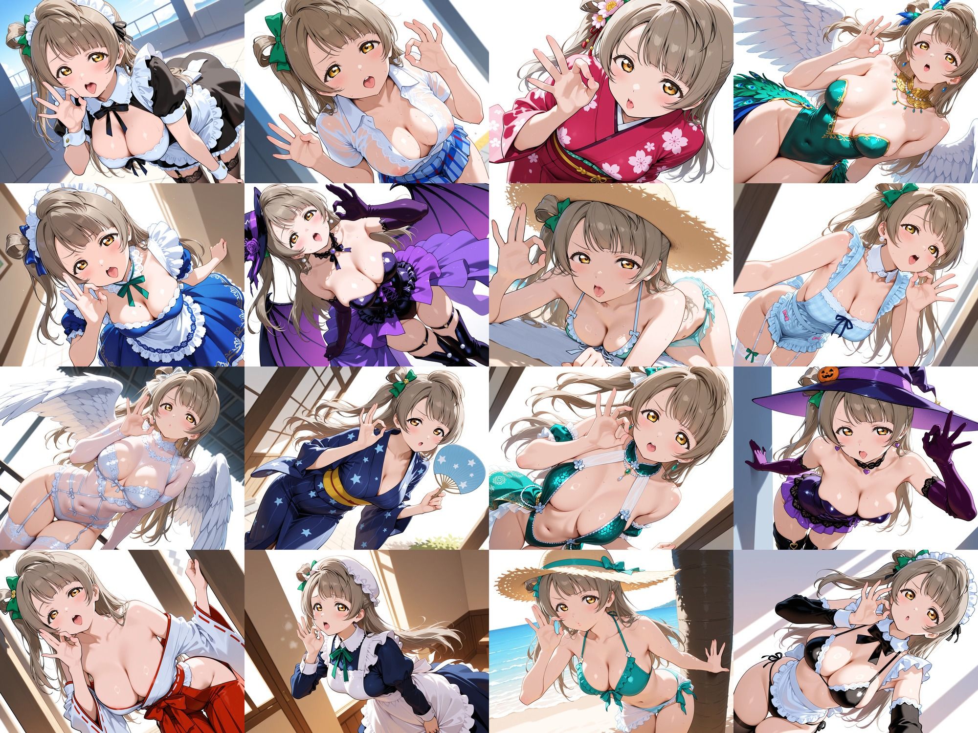 スクールアイドルフェラ素振り ●’s サンプル4ページ目