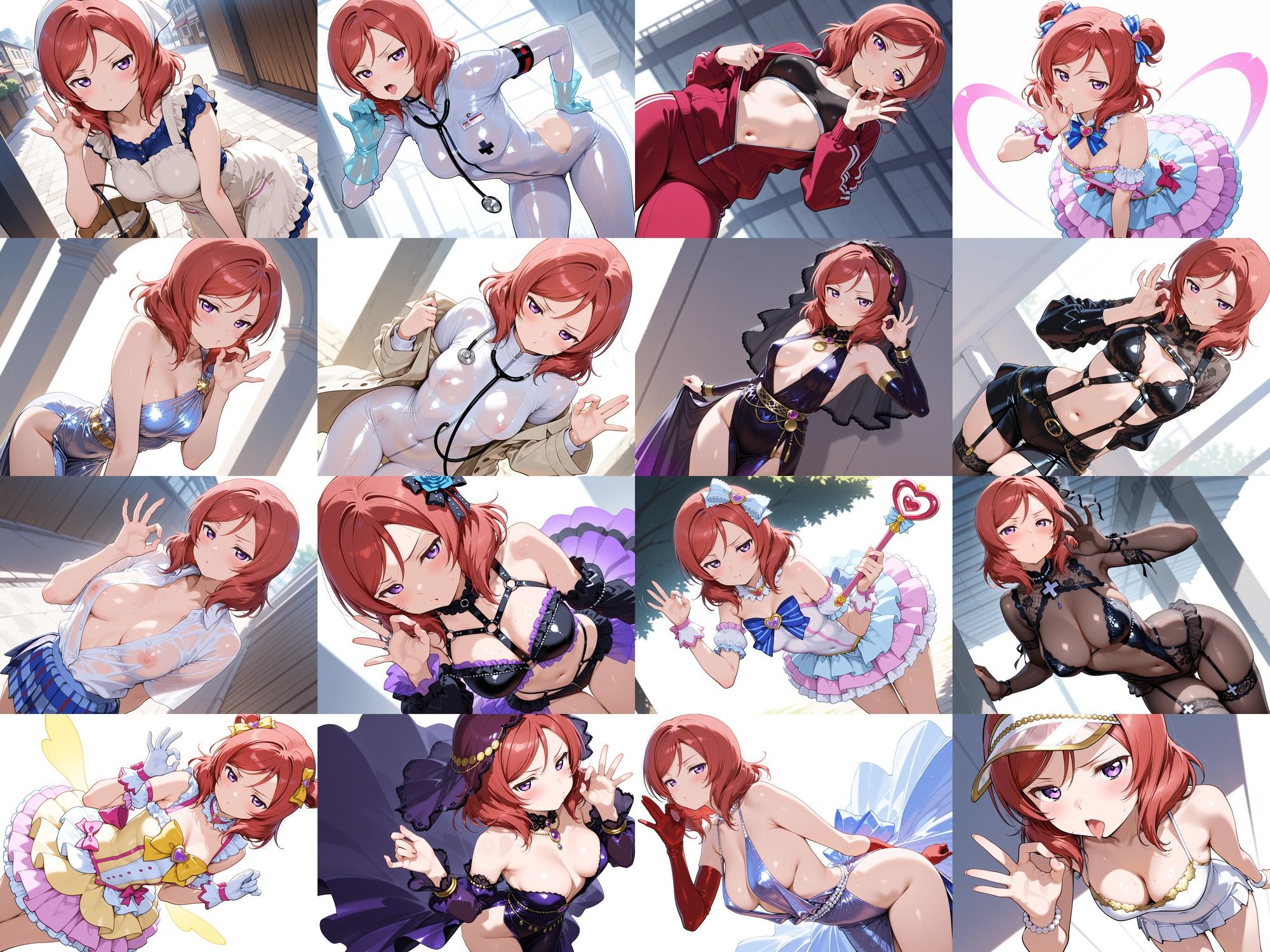 スクールアイドルフェラ素振り ●’s サンプル7ページ目