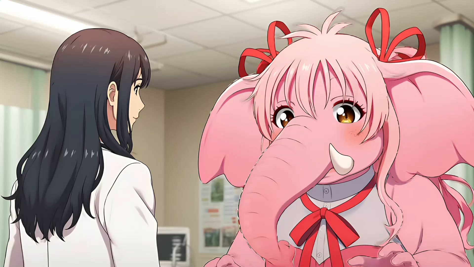 ピンクゾウのセクシーなくしゃみ！（MP4アニメーション）/ Pink Elephant’s Sexy Sneeze！ （MP4 Animation） サンプル4ページ目