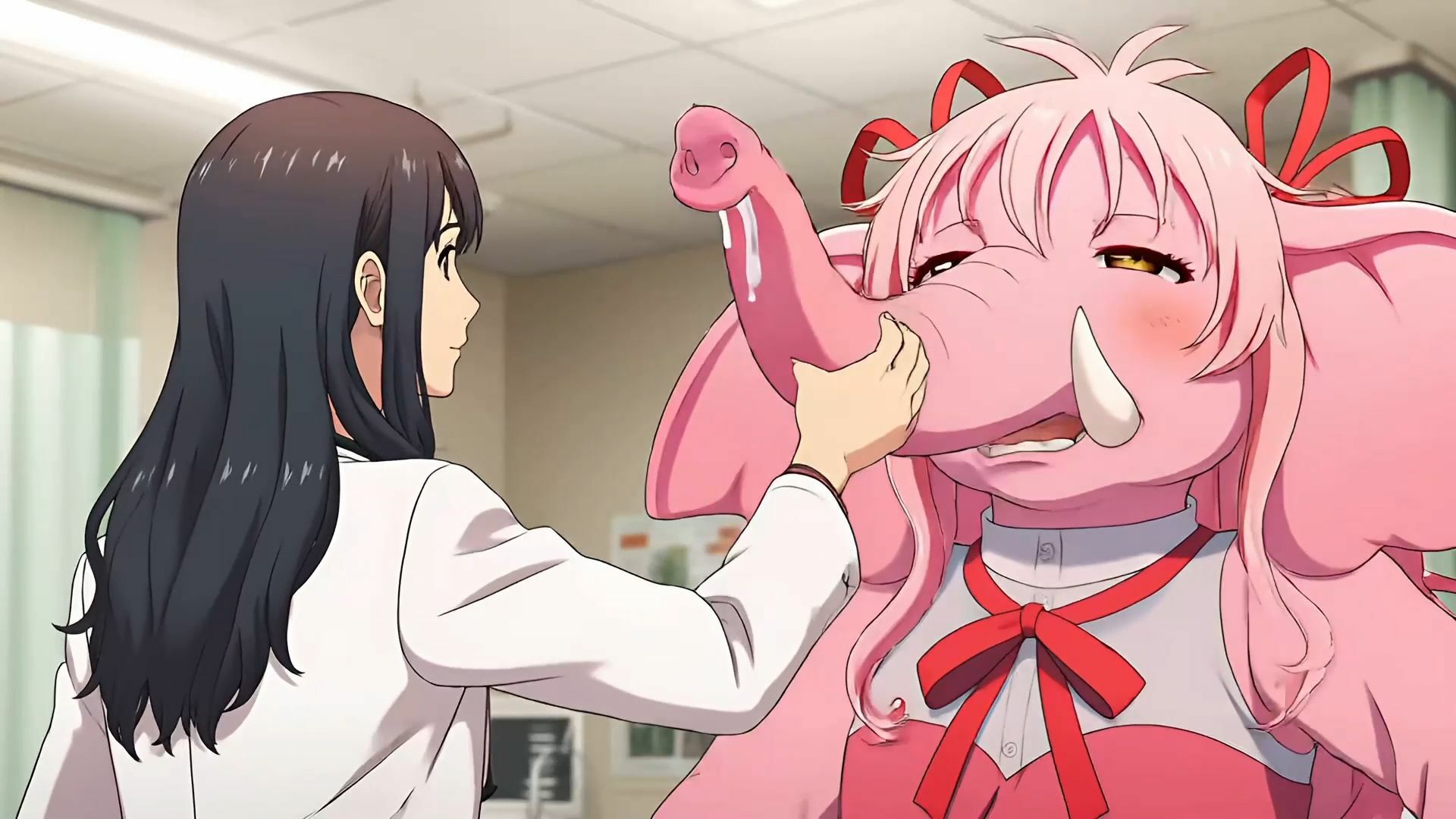 ピンクゾウのセクシーなくしゃみ！（MP4アニメーション）/ Pink Elephant’s Sexy Sneeze！ （MP4 Animation） サンプル5ページ目