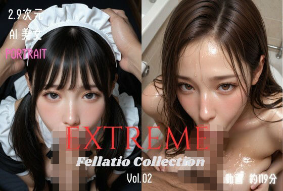 2.9次元AI美女 PORTRAIT EXTREME Fellatio Collection VOL.02 AI SEX 動画集
